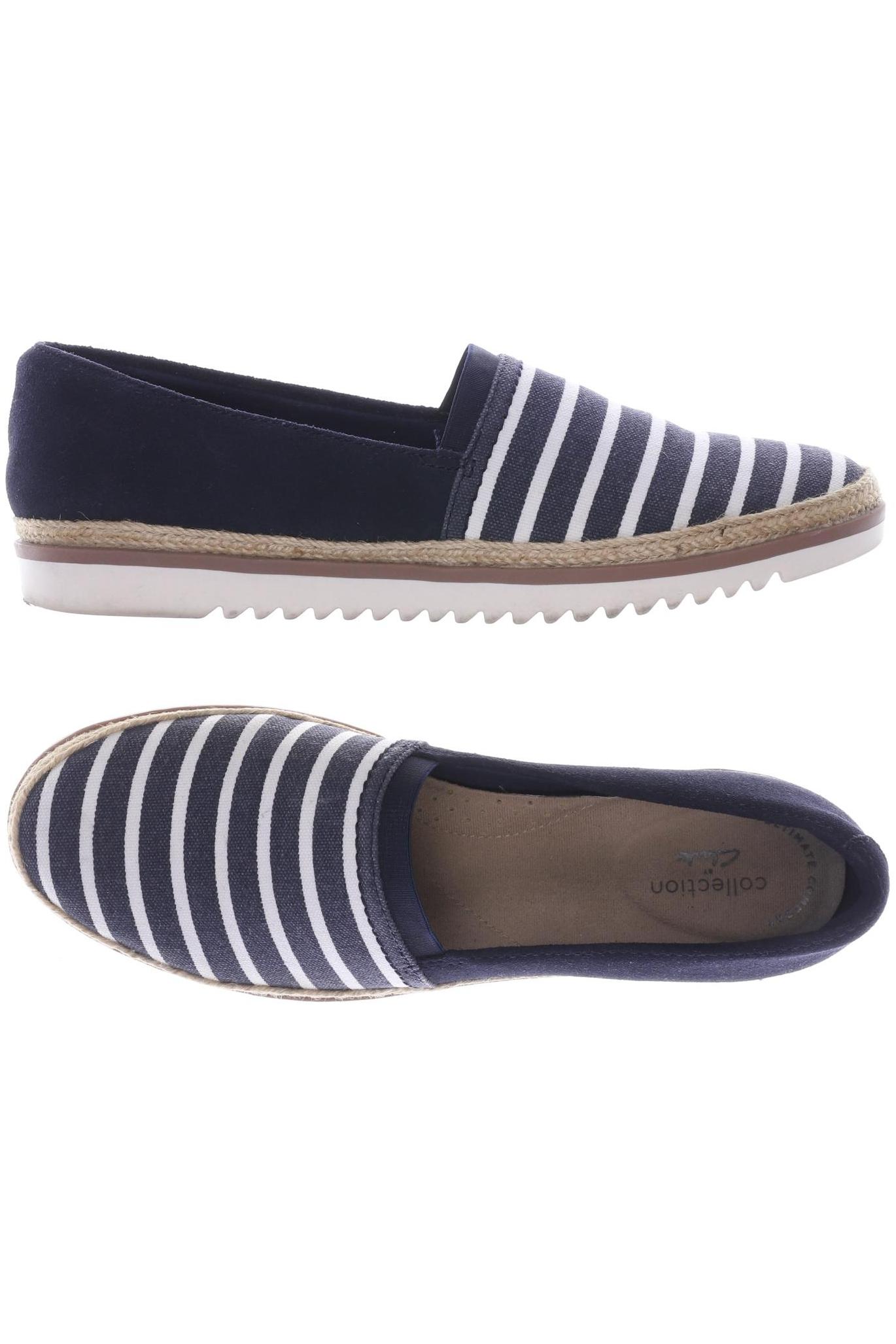 

Clarks Damen Halbschuh, marineblau, Gr. 38