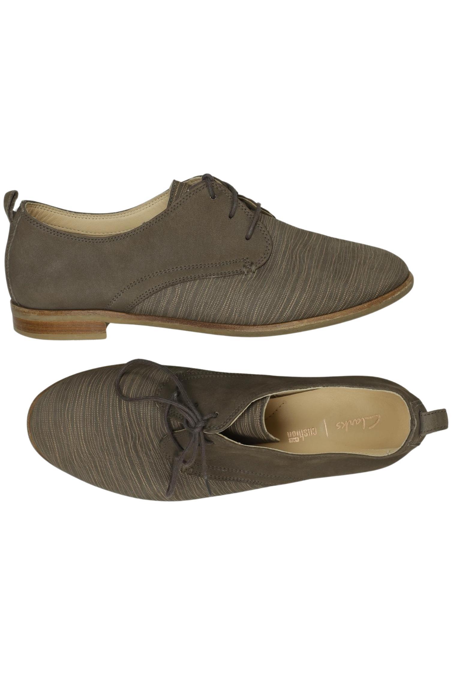 

Clarks Damen Halbschuh, braun, Gr. 38