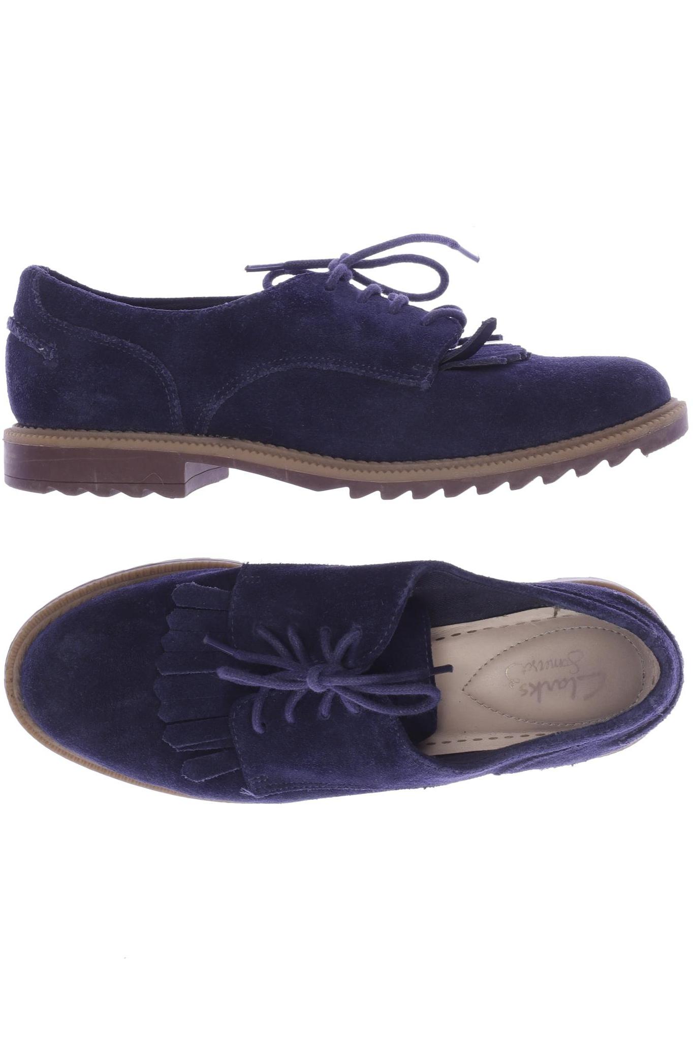 

Clarks Damen Halbschuh, marineblau, Gr. 37