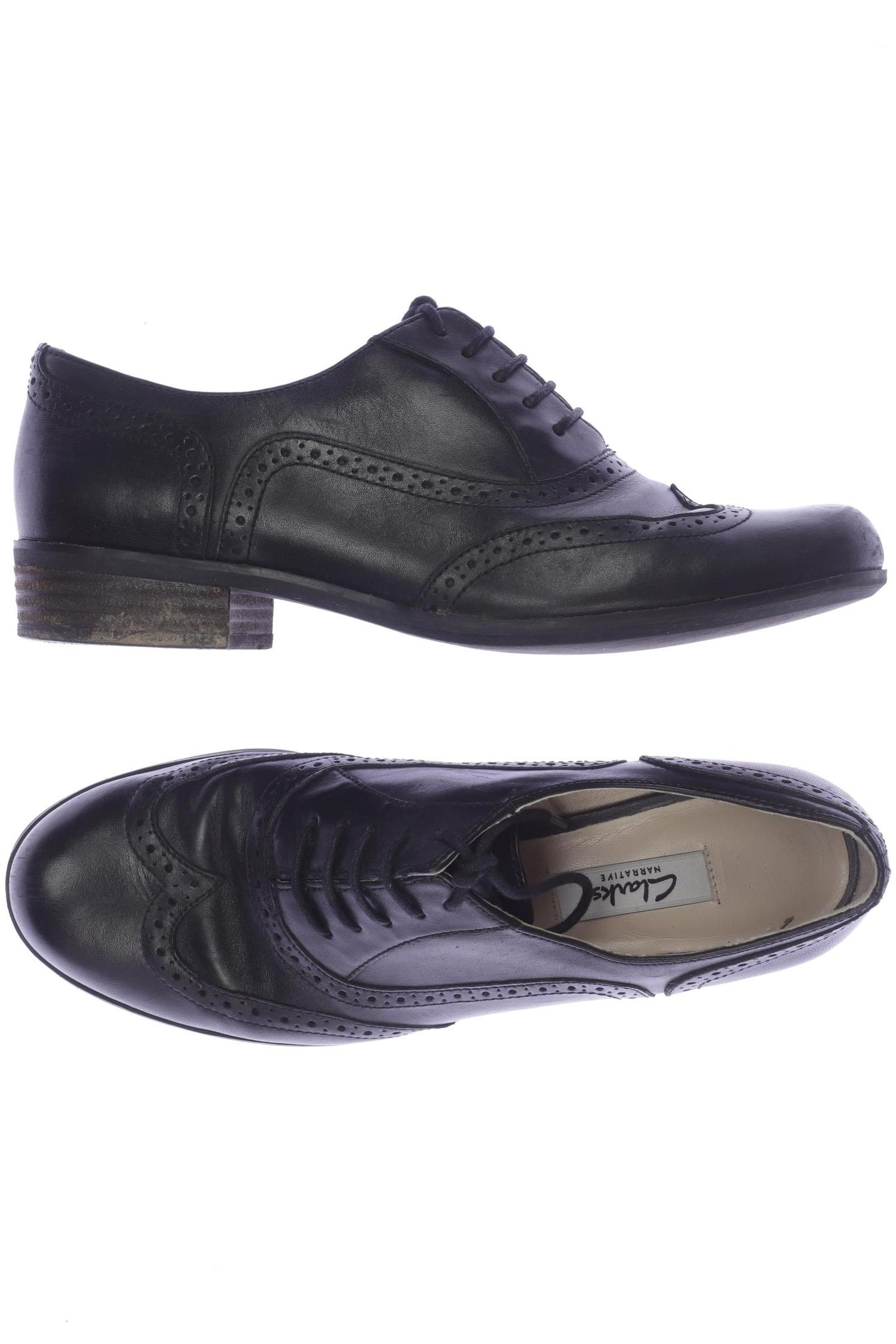 

Clarks Damen Halbschuh, schwarz, Gr. 39.5