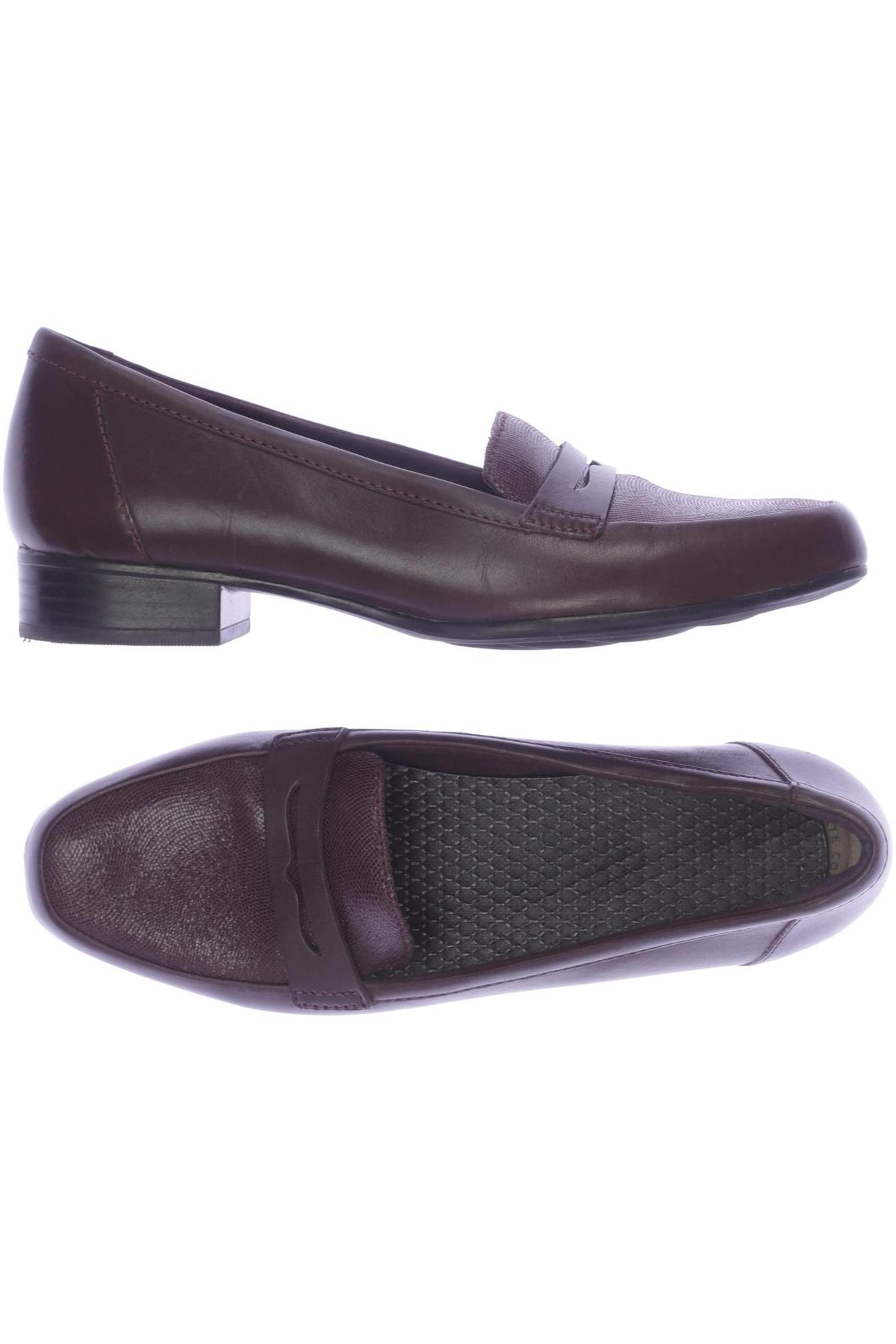 

Clarks Damen Halbschuh, bordeaux, Gr. 38