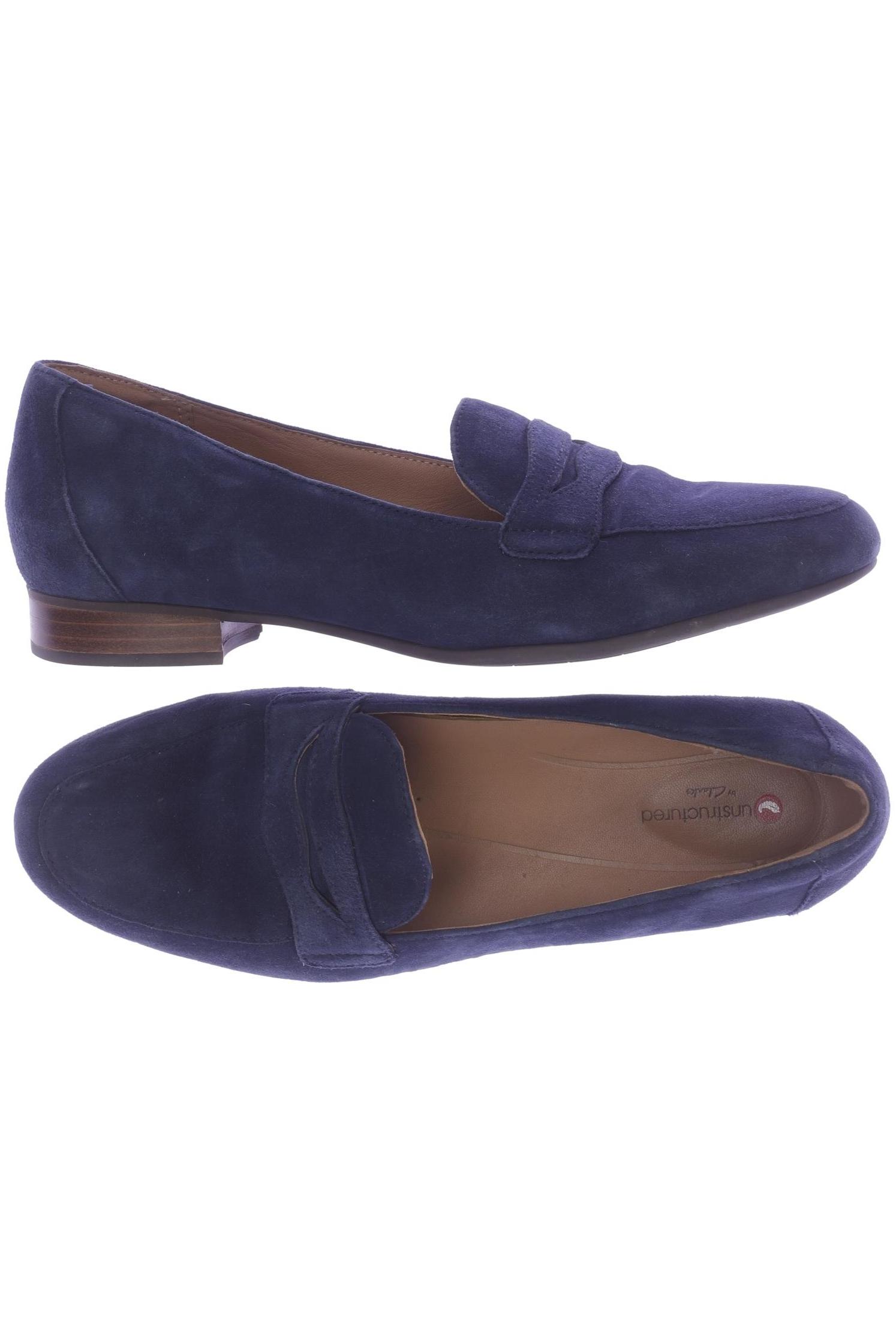 

Clarks Damen Halbschuh, marineblau, Gr. 38