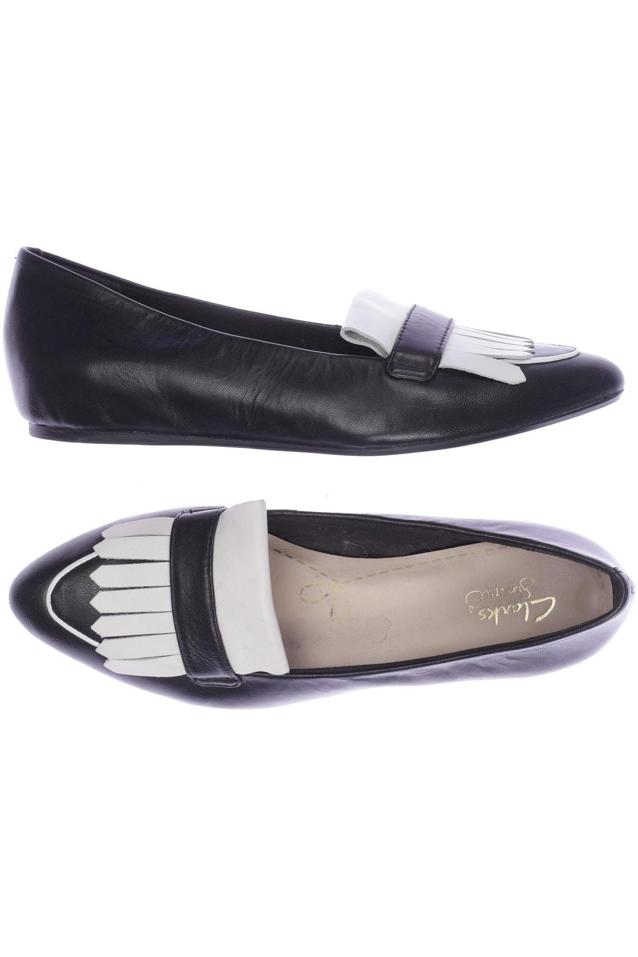 

Clarks Damen Halbschuh, schwarz, Gr. 4.5