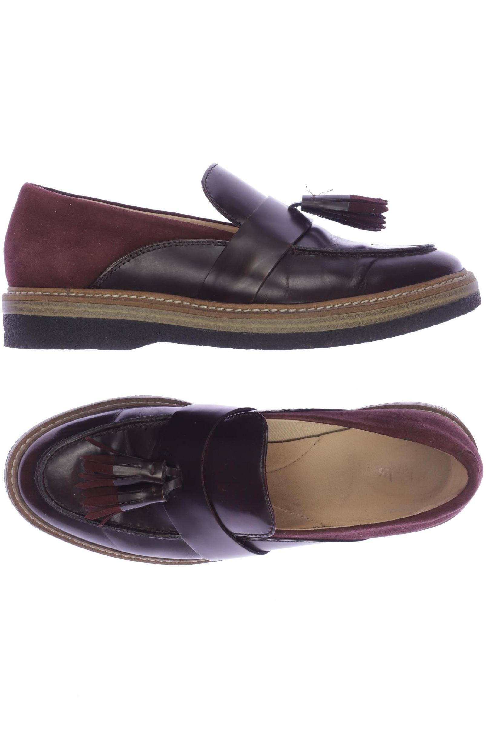 

Clarks Damen Halbschuh, bordeaux, Gr. 40