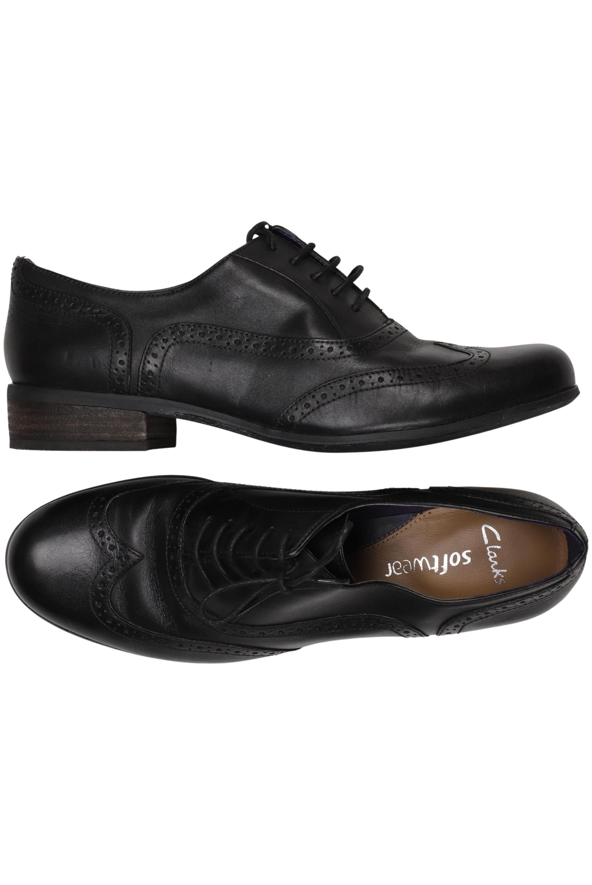 

Clarks Damen Halbschuh, schwarz, Gr. 8