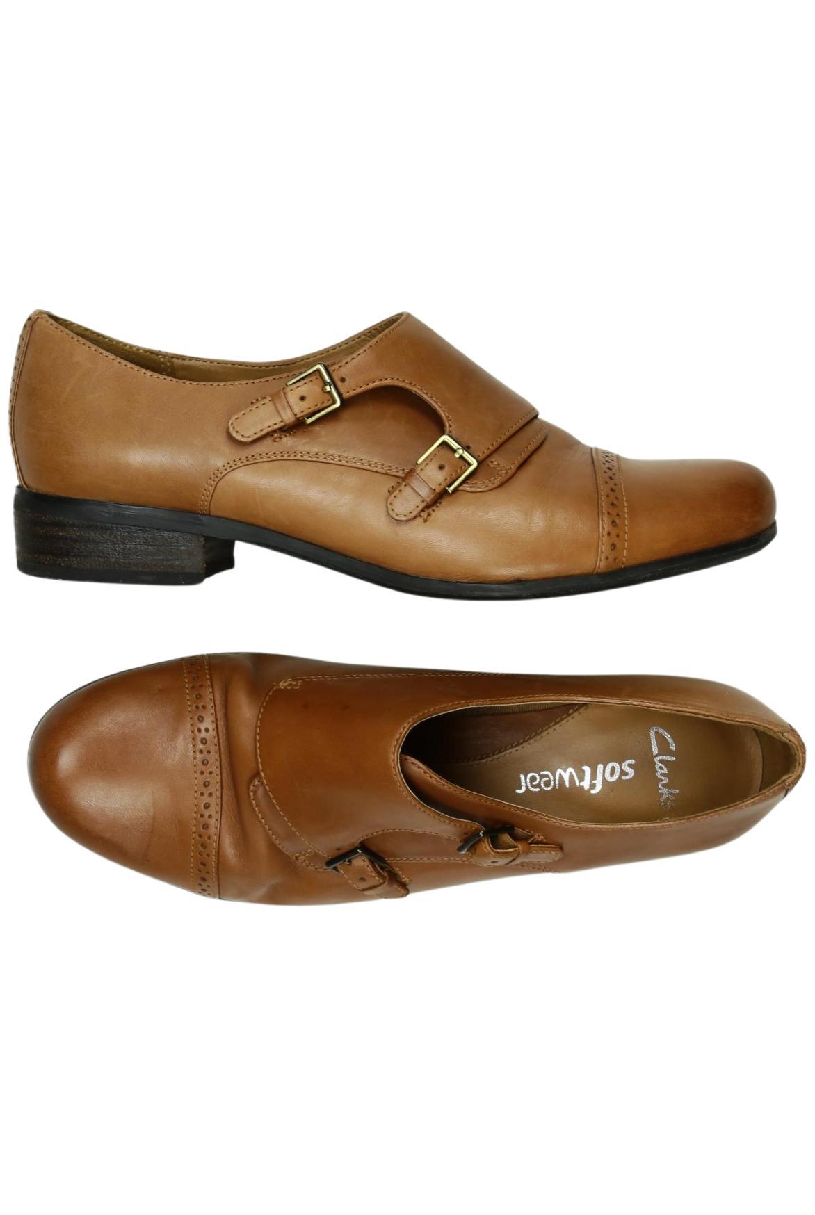 

Clarks Damen Halbschuh, braun, Gr. 7