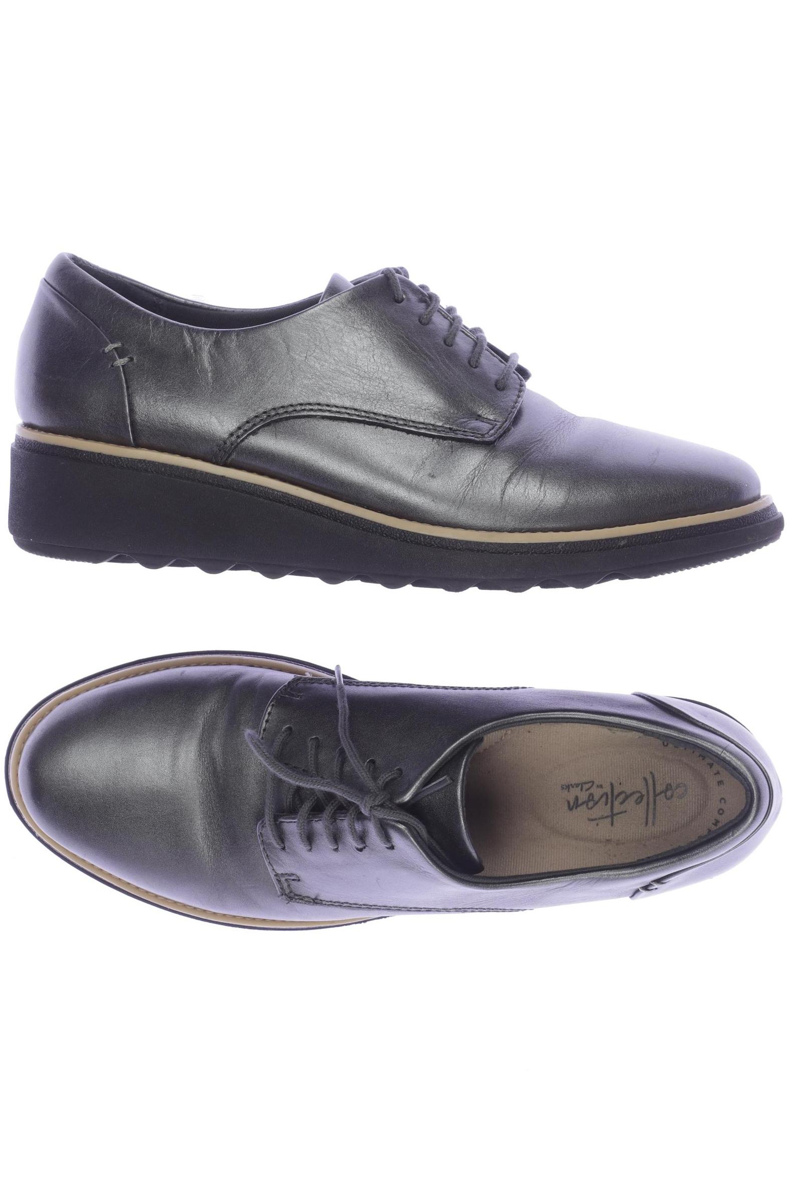 

Clarks Damen Halbschuh, grau, Gr. 38