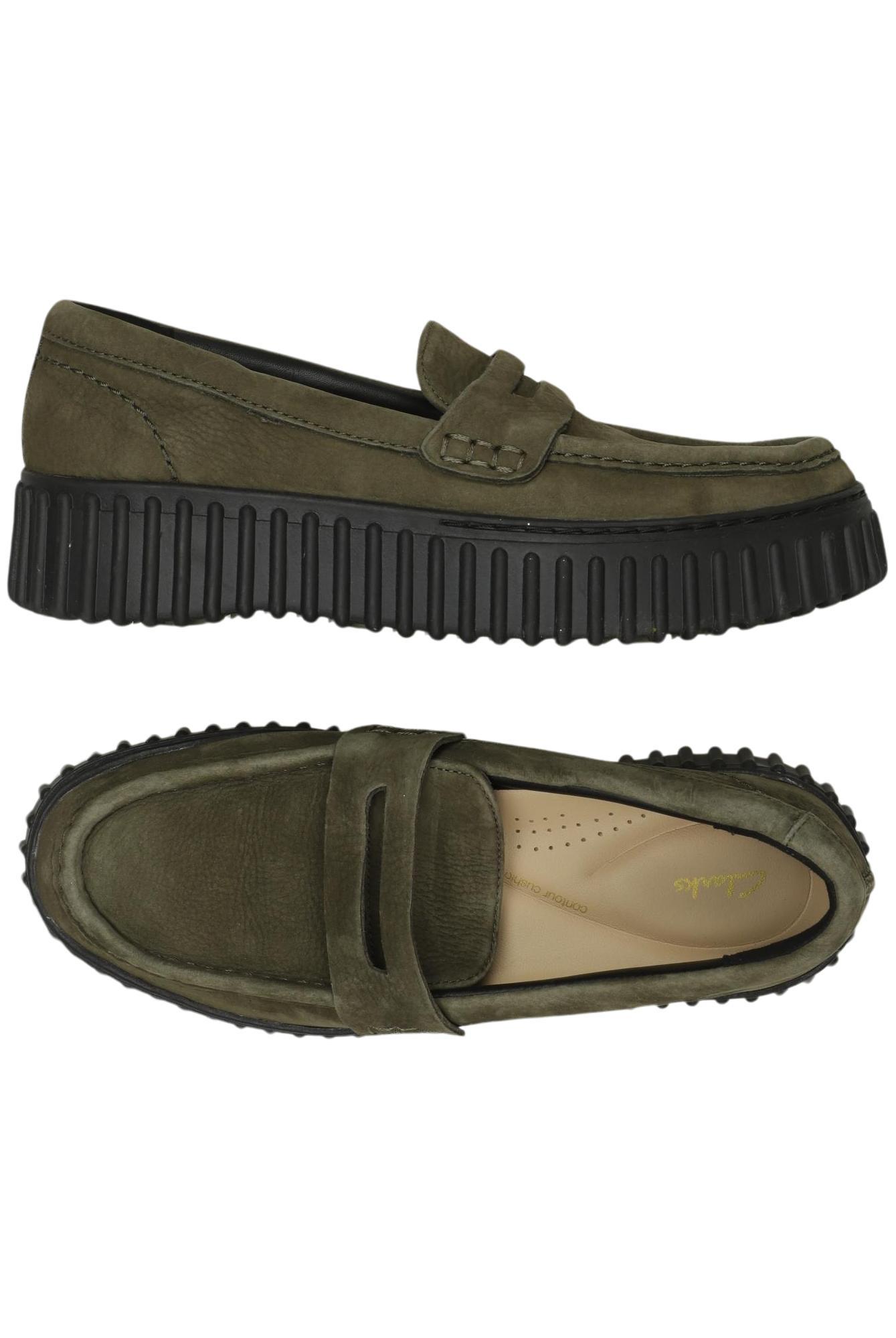 

Clarks Damen Halbschuh, grün, Gr. 39