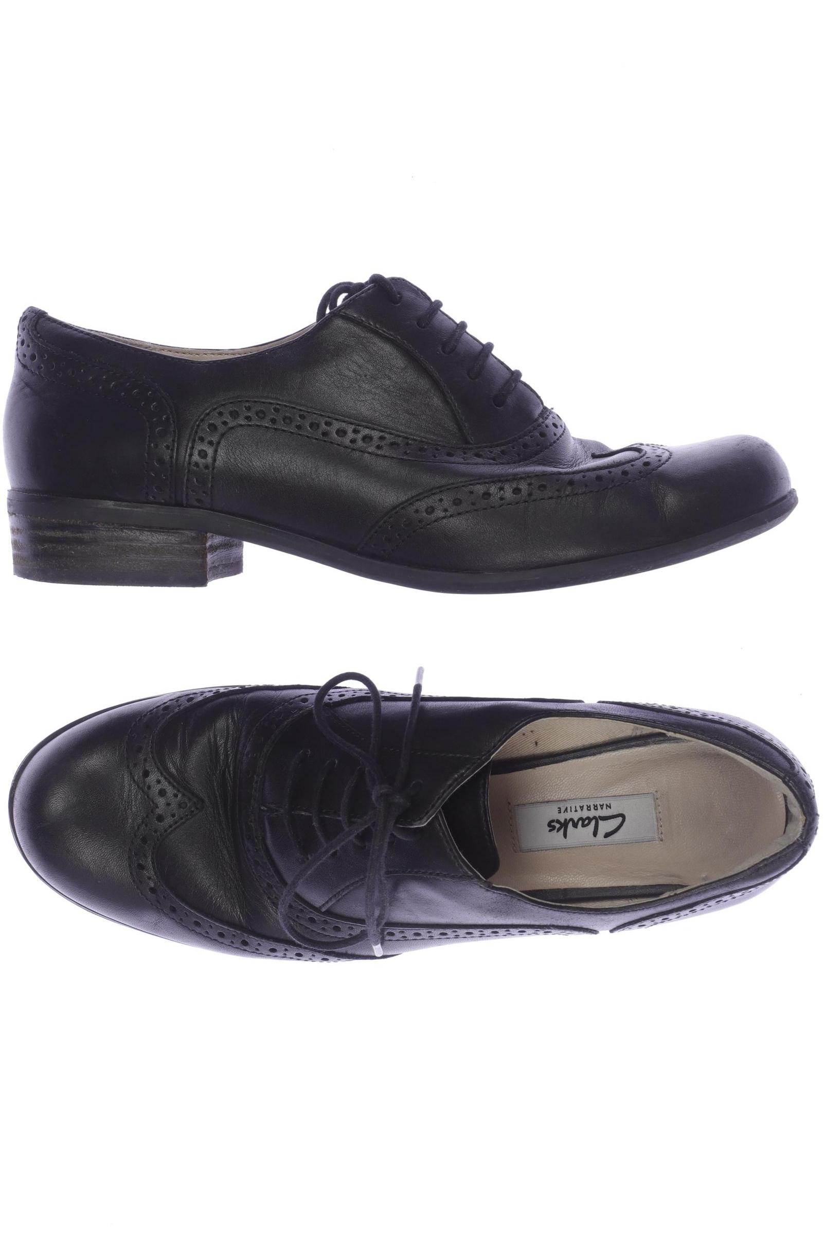 

Clarks Damen Halbschuh, schwarz, Gr. 39.5