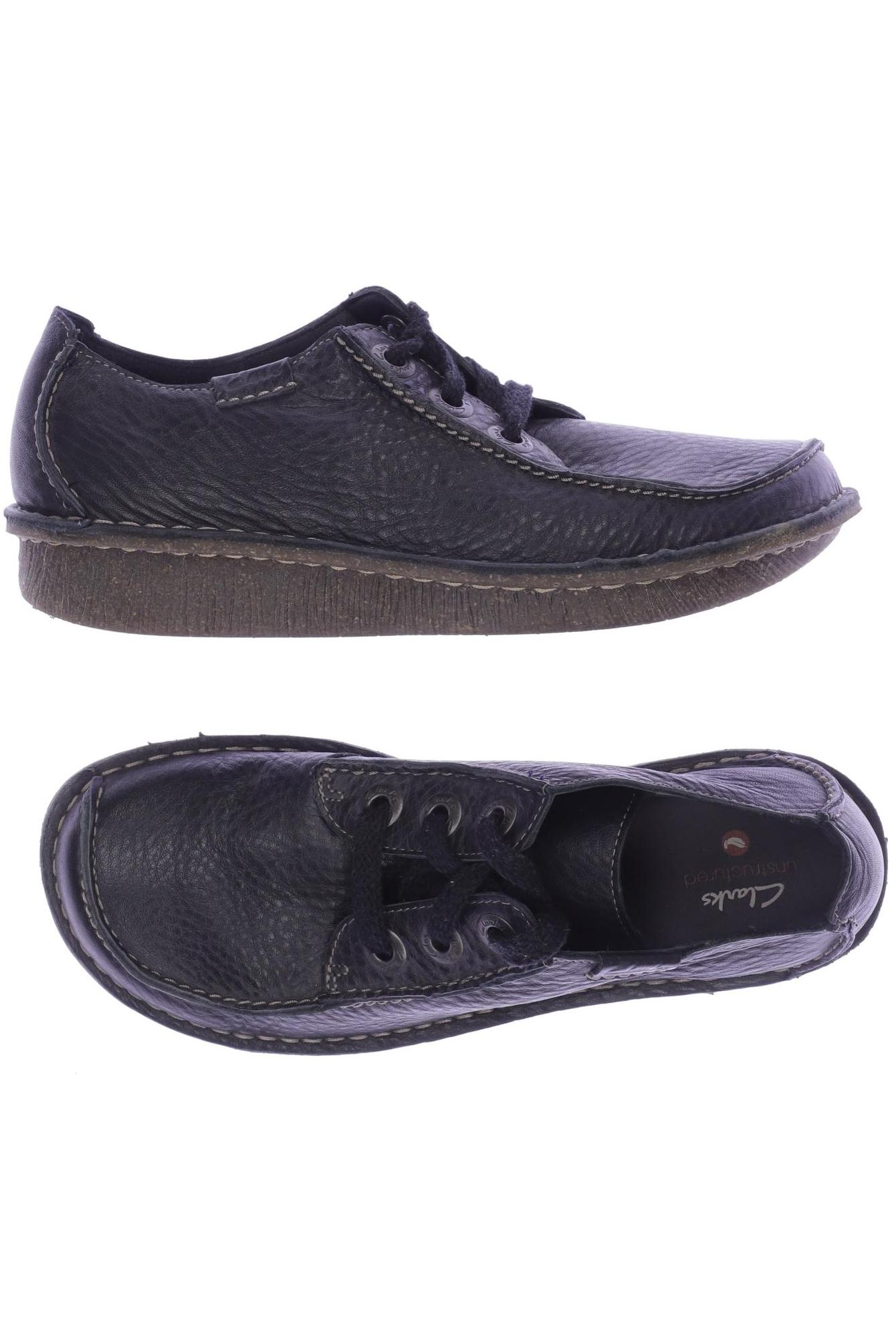 

Clarks Damen Halbschuh, marineblau, Gr. 39