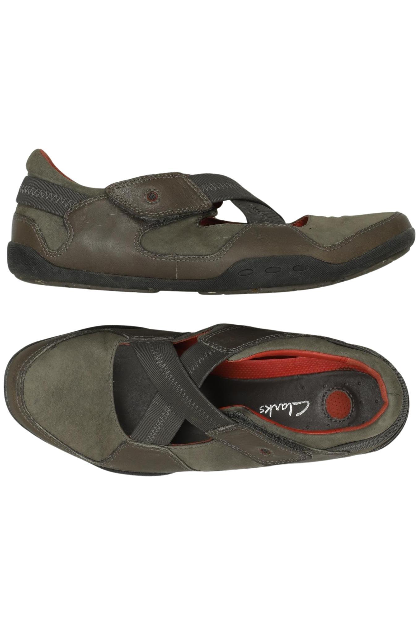 

Clarks Damen Halbschuh, grün, Gr. 36