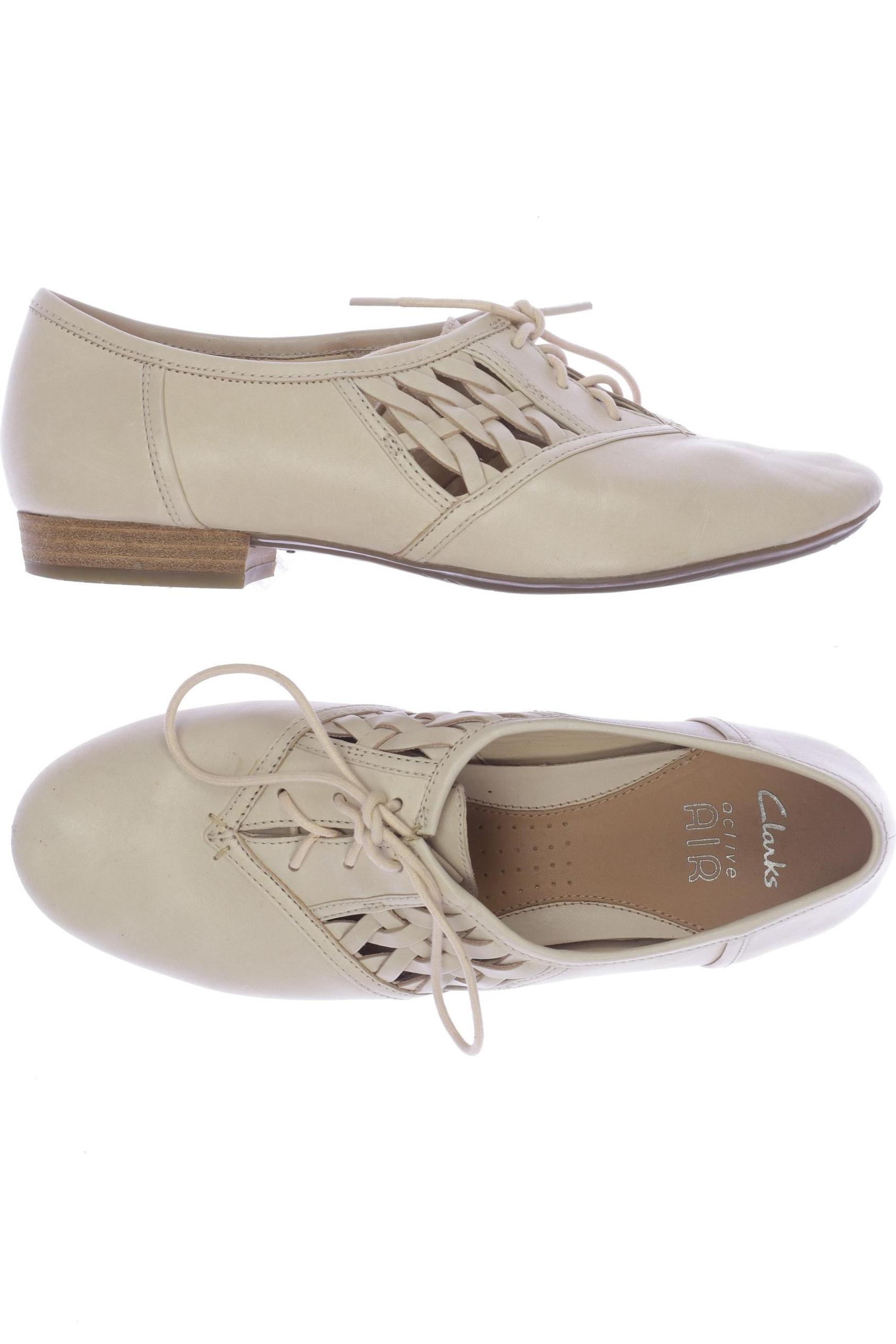 

Clarks Damen Halbschuh, beige, Gr. 7