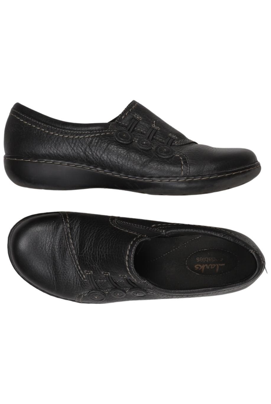 

Clarks Damen Halbschuh, schwarz, Gr. 38.5