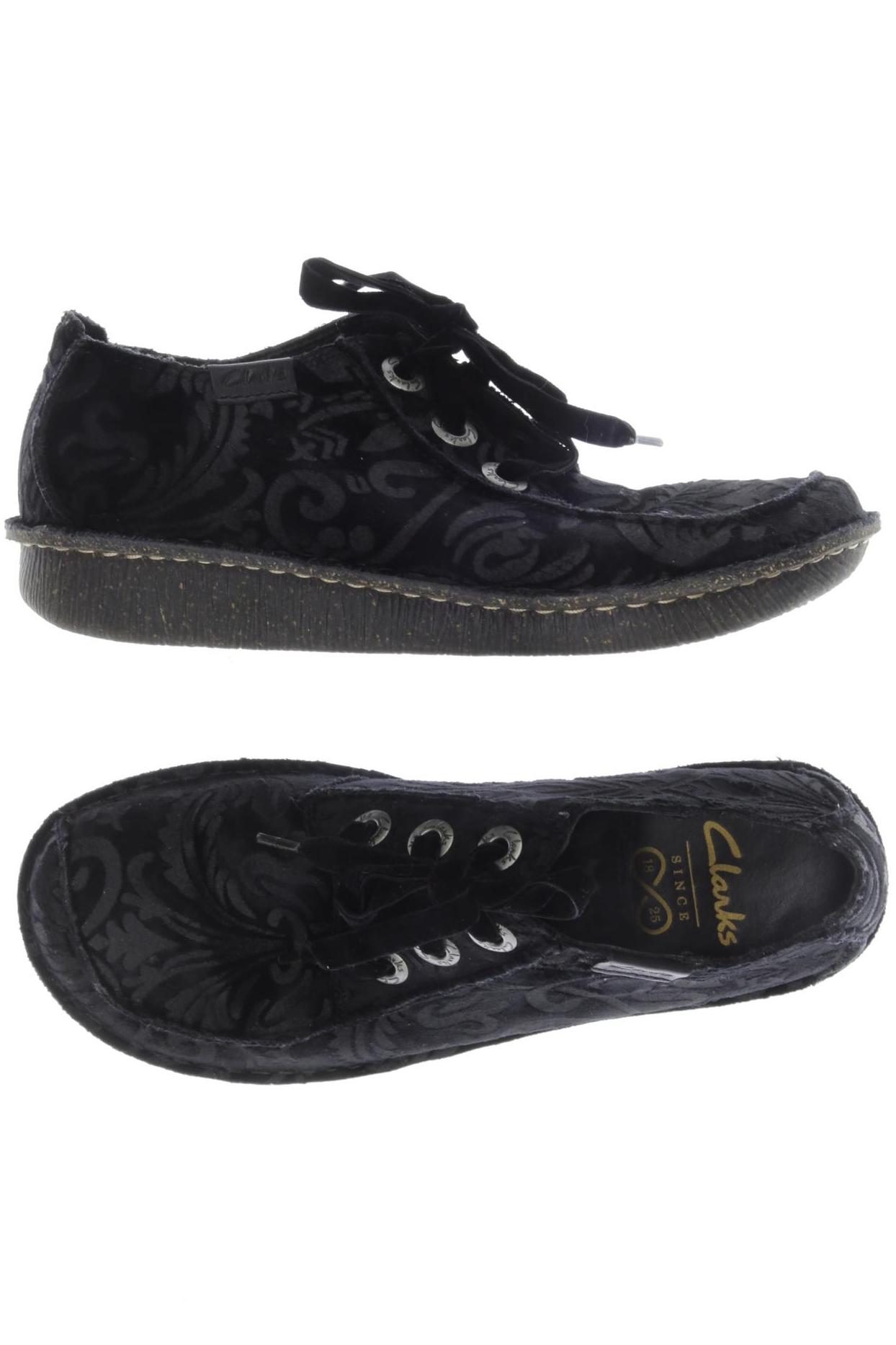 

Clarks Damen Halbschuh, schwarz, Gr. 6.5