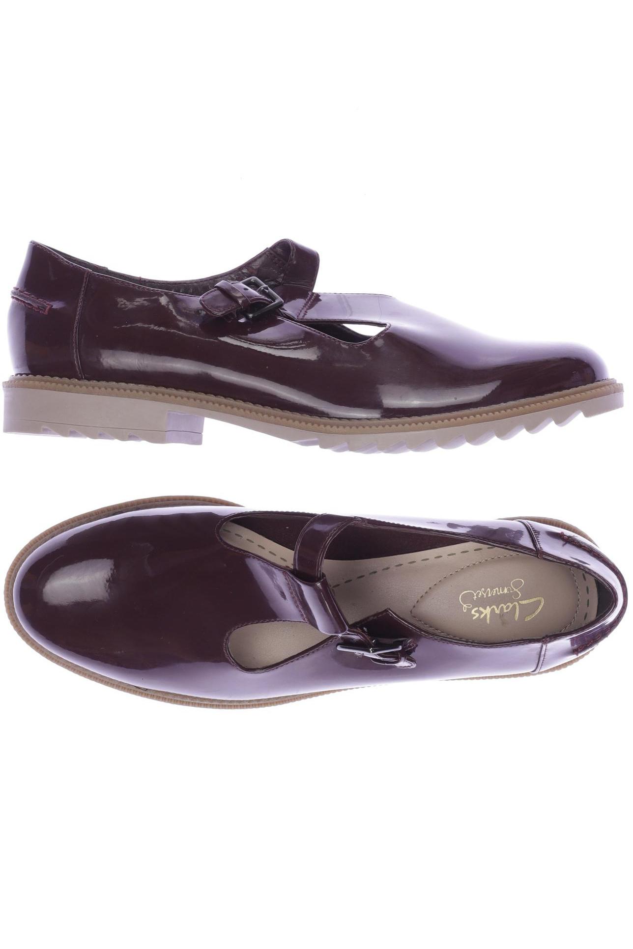 

Clarks Damen Halbschuh, bordeaux, Gr. 41