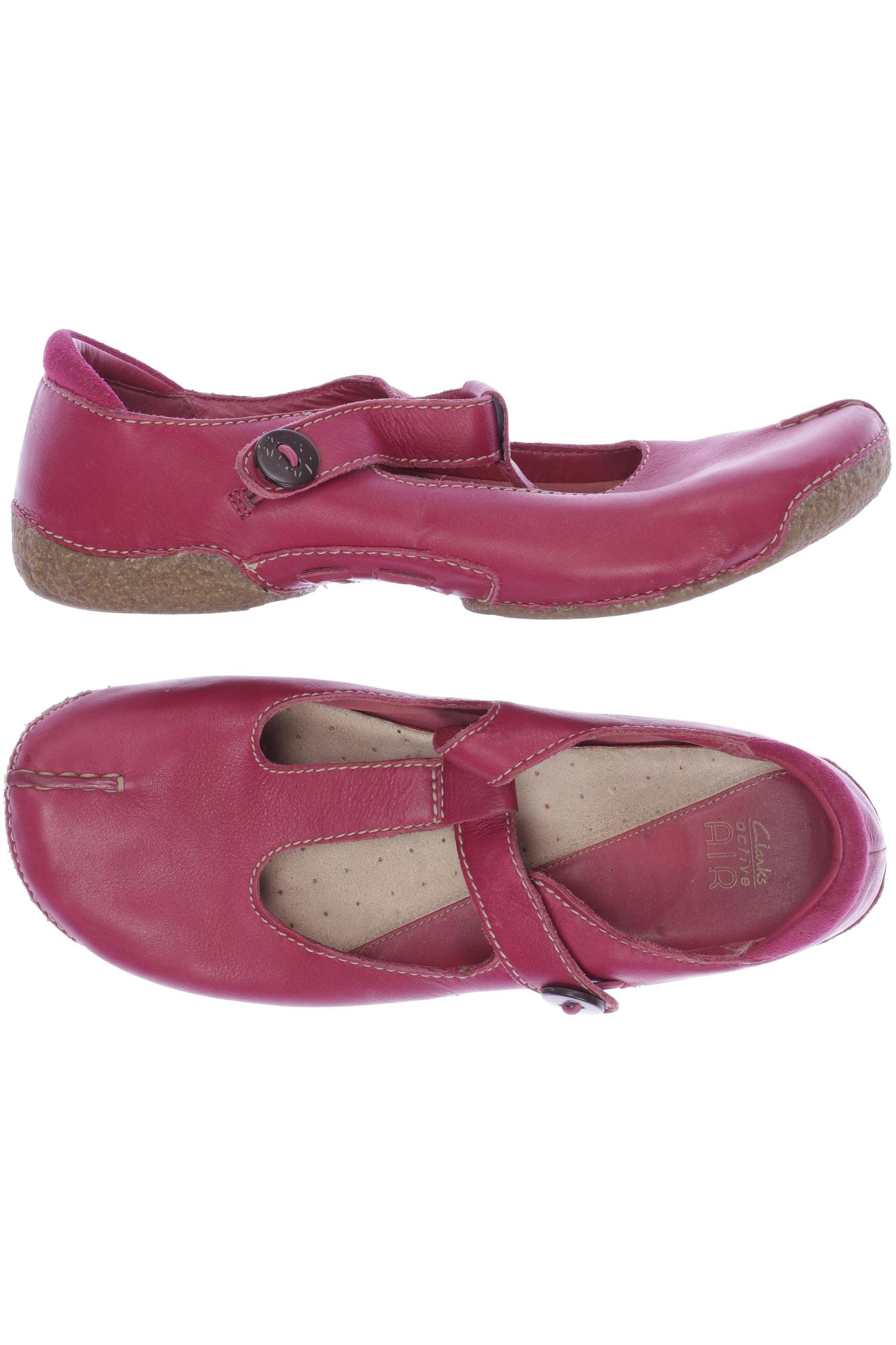 

Clarks Damen Halbschuh, pink, Gr. 7