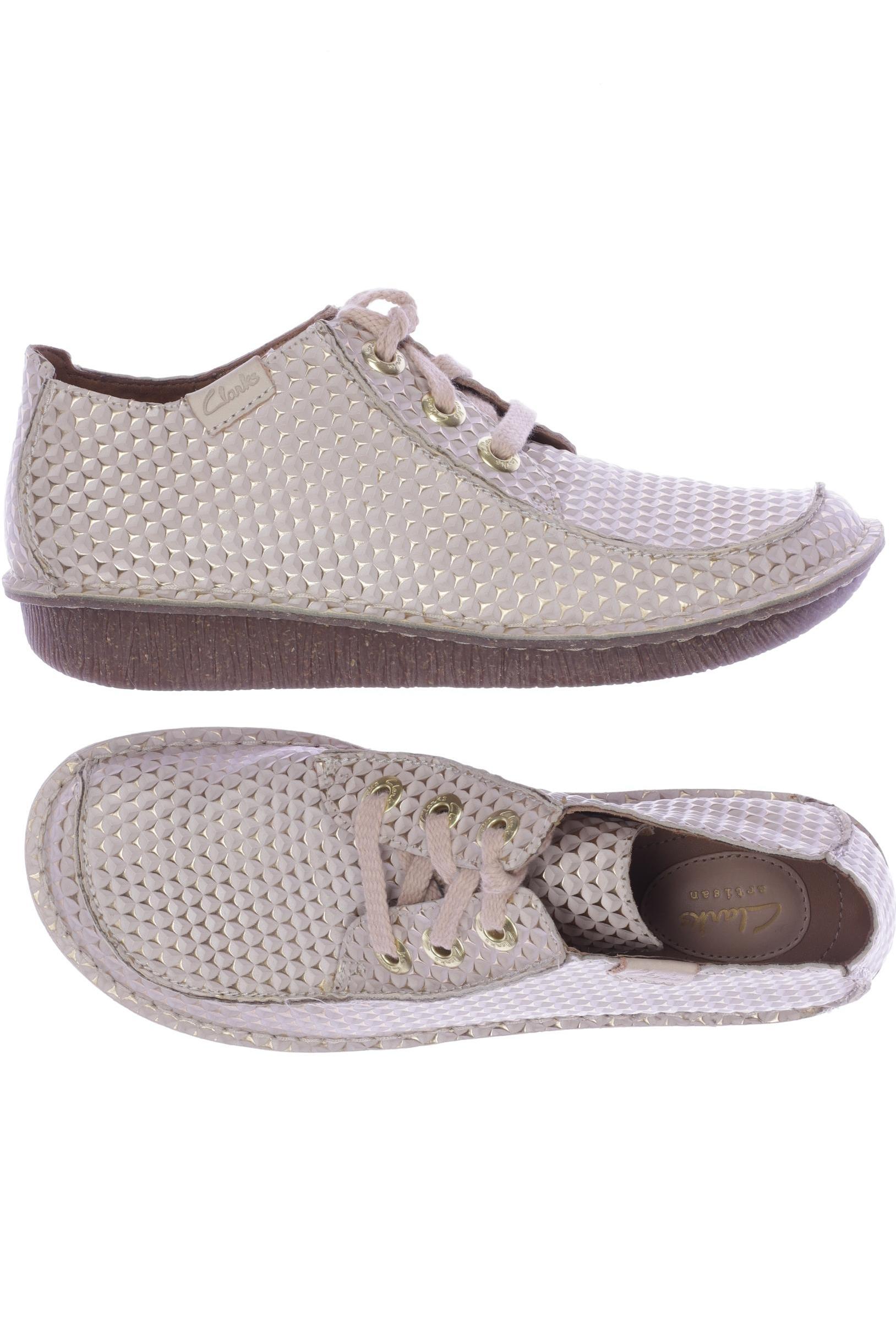 

Clarks Damen Halbschuh, beige, Gr. 41.5