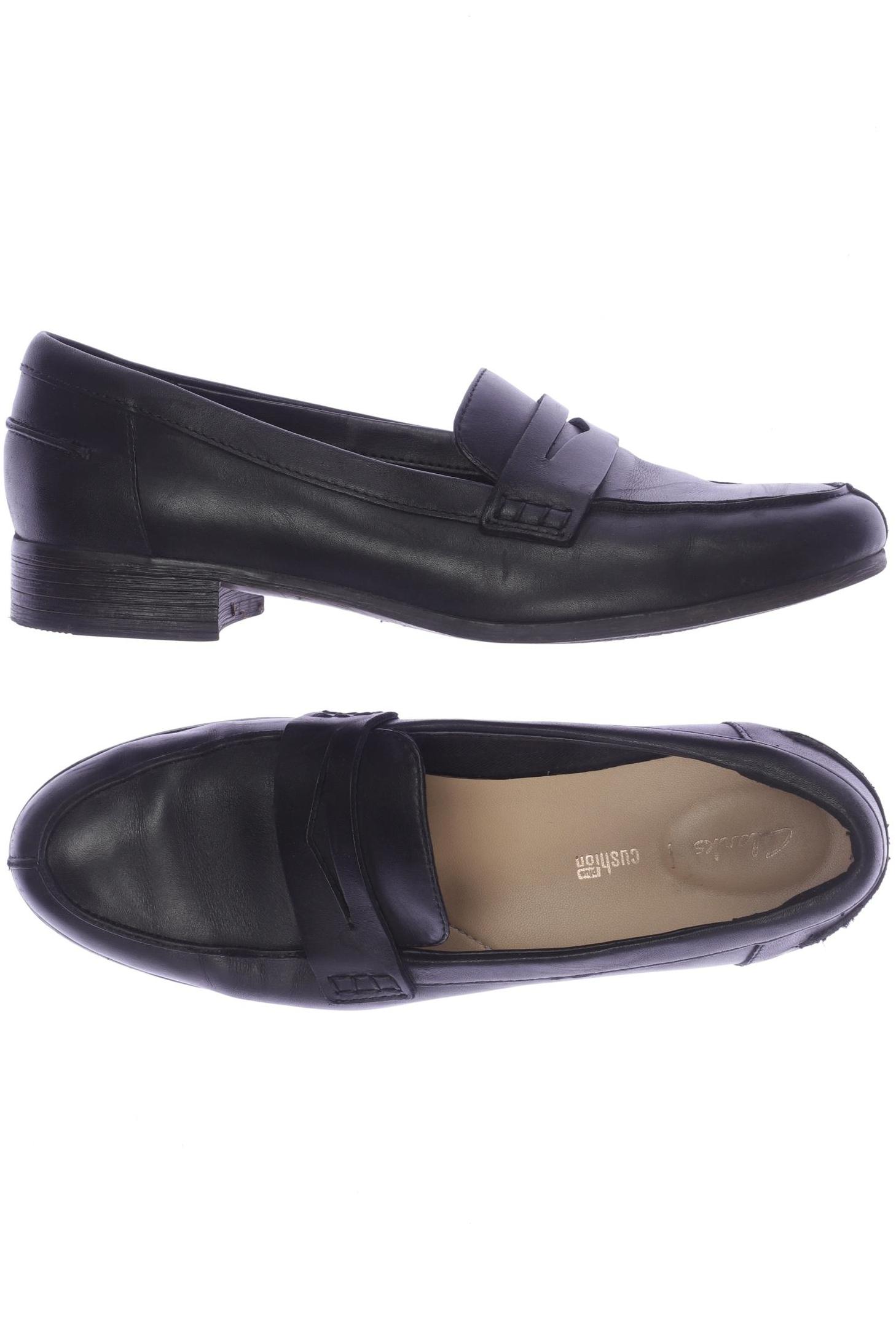 

Clarks Damen Halbschuh, schwarz, Gr. 38