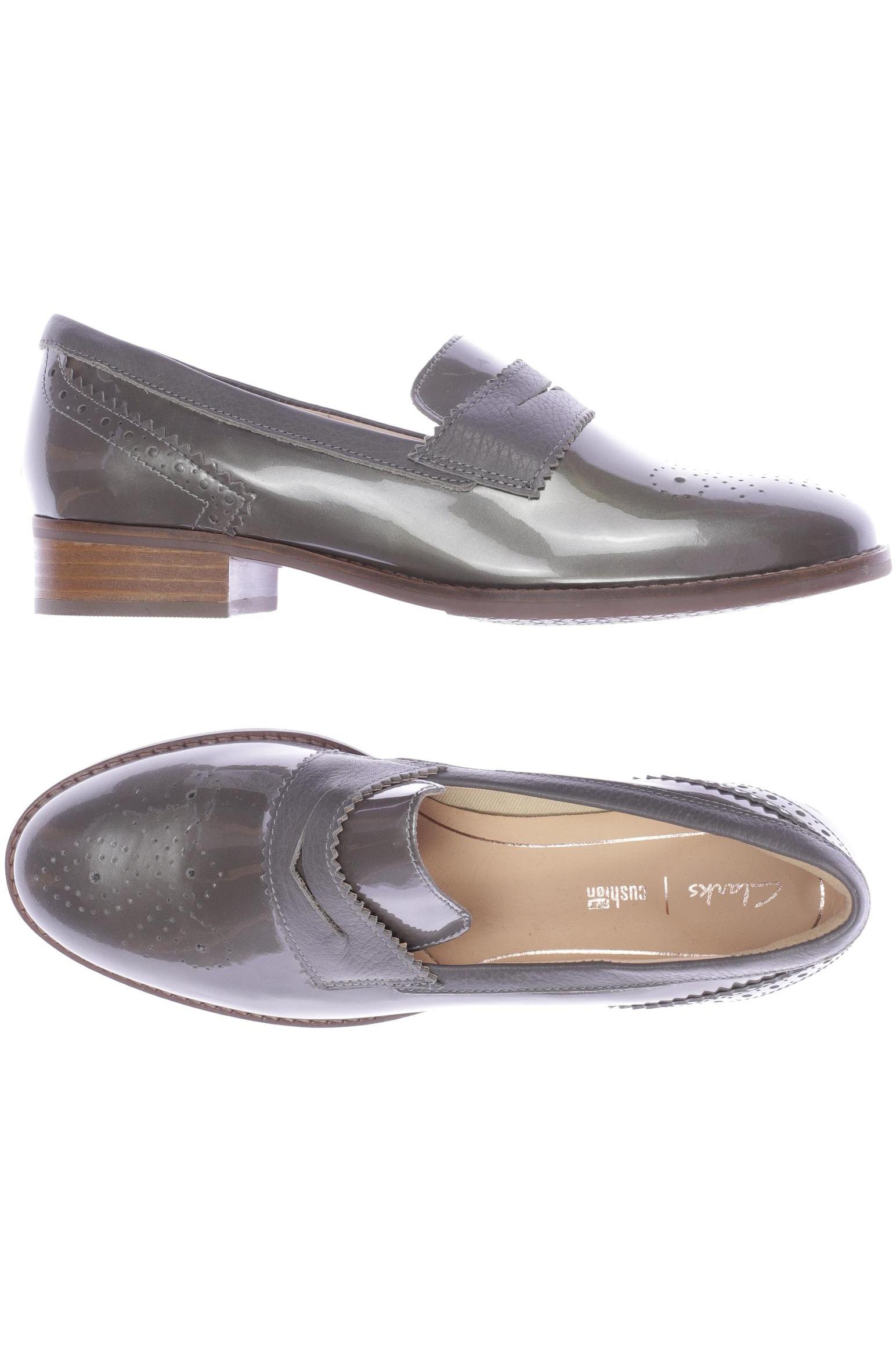 

Clarks Damen Halbschuh, grün, Gr. 39.5