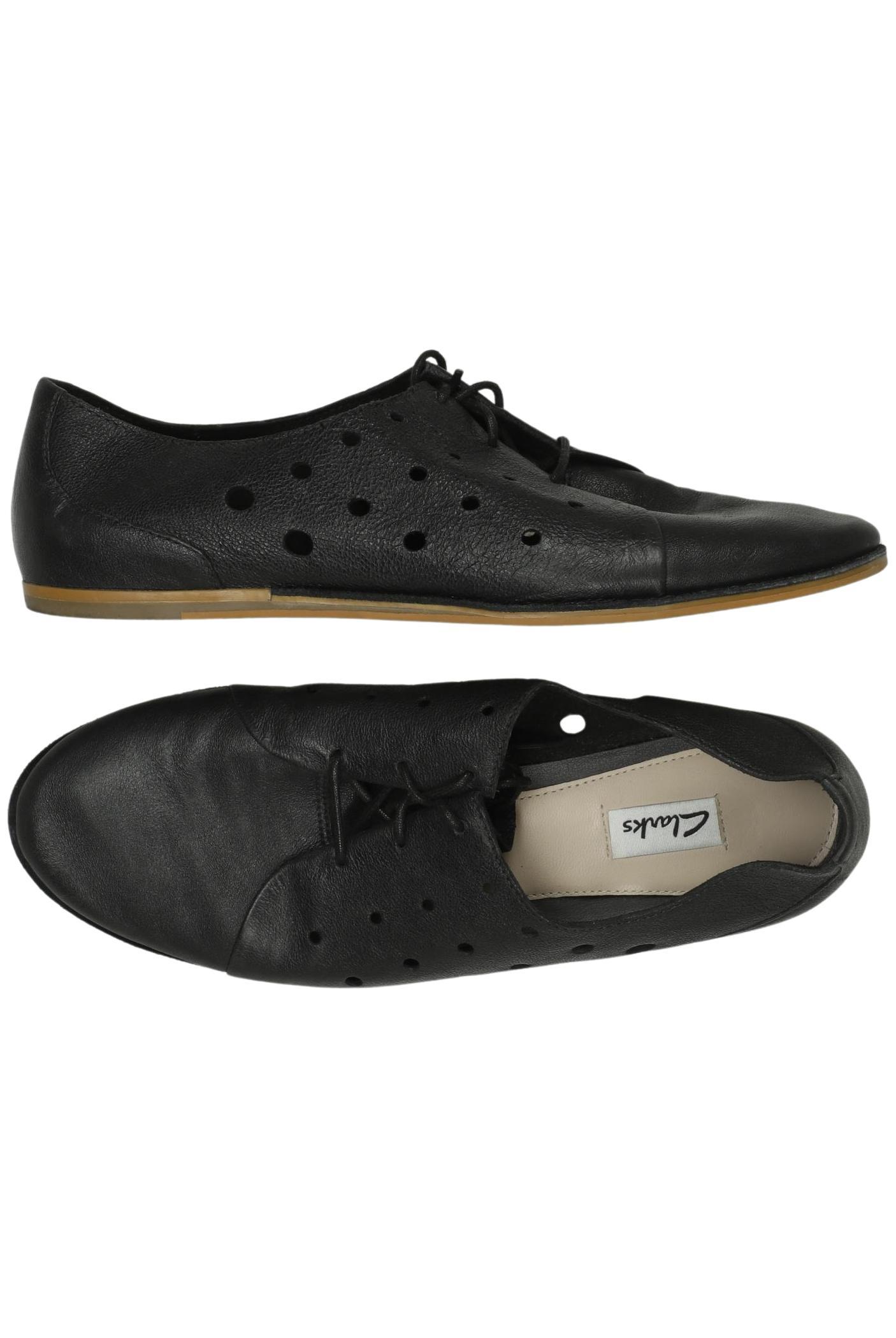 

Clarks Damen Halbschuh, schwarz, Gr. 5.5
