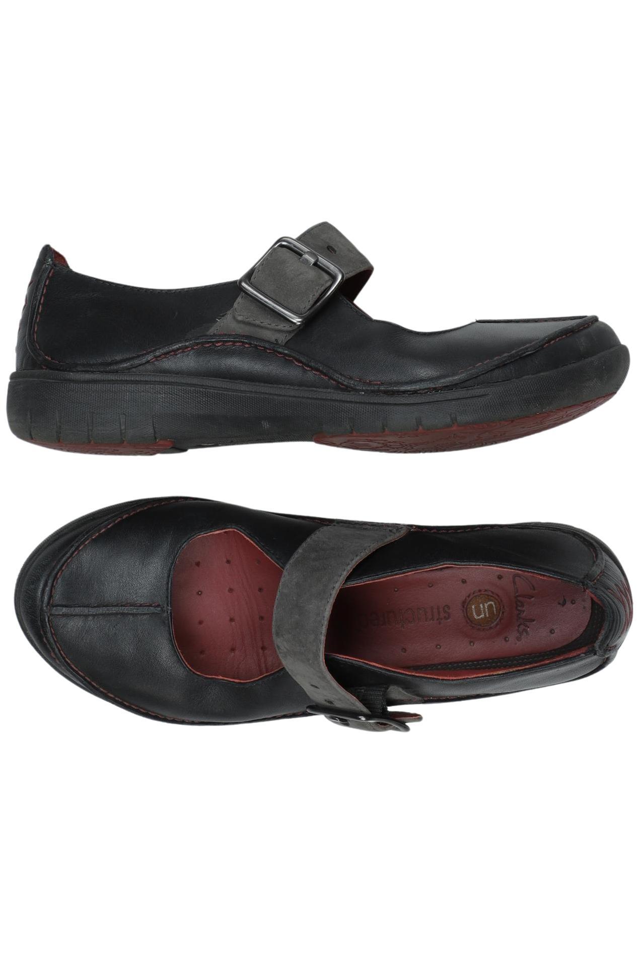 

Clarks Damen Halbschuh, schwarz, Gr. 5.5