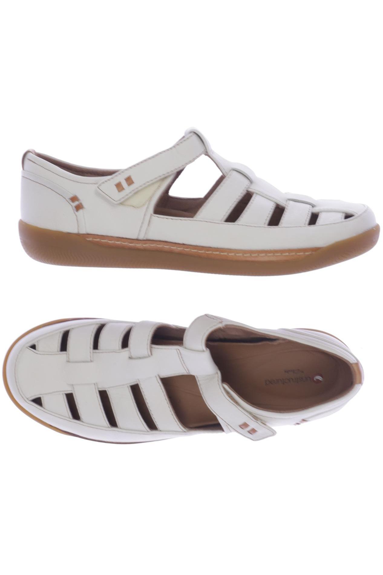 

Clarks Damen Halbschuh, cremeweiß