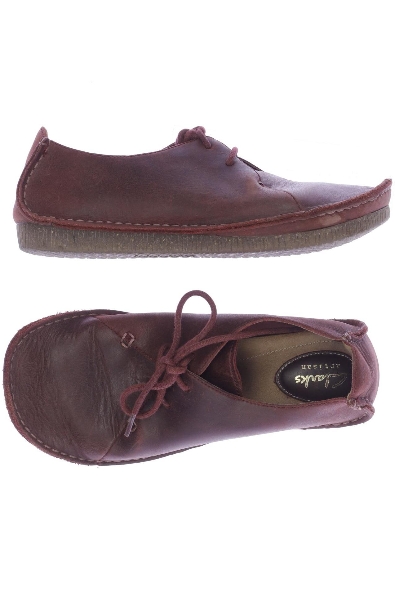 

Clarks Damen Halbschuh, bordeaux, Gr. 37.5
