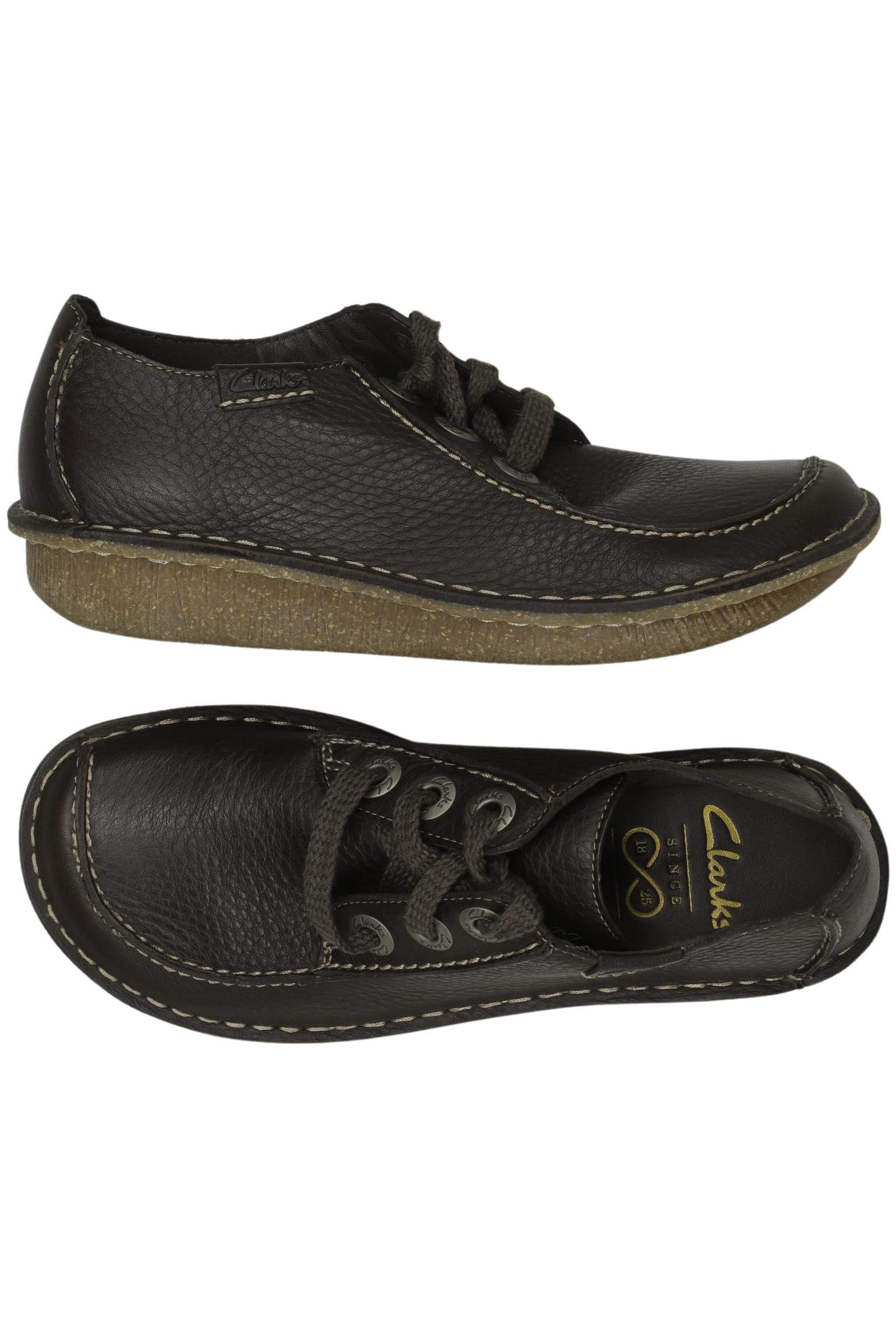 

Clarks Damen Halbschuh, braun, Gr. 4.5
