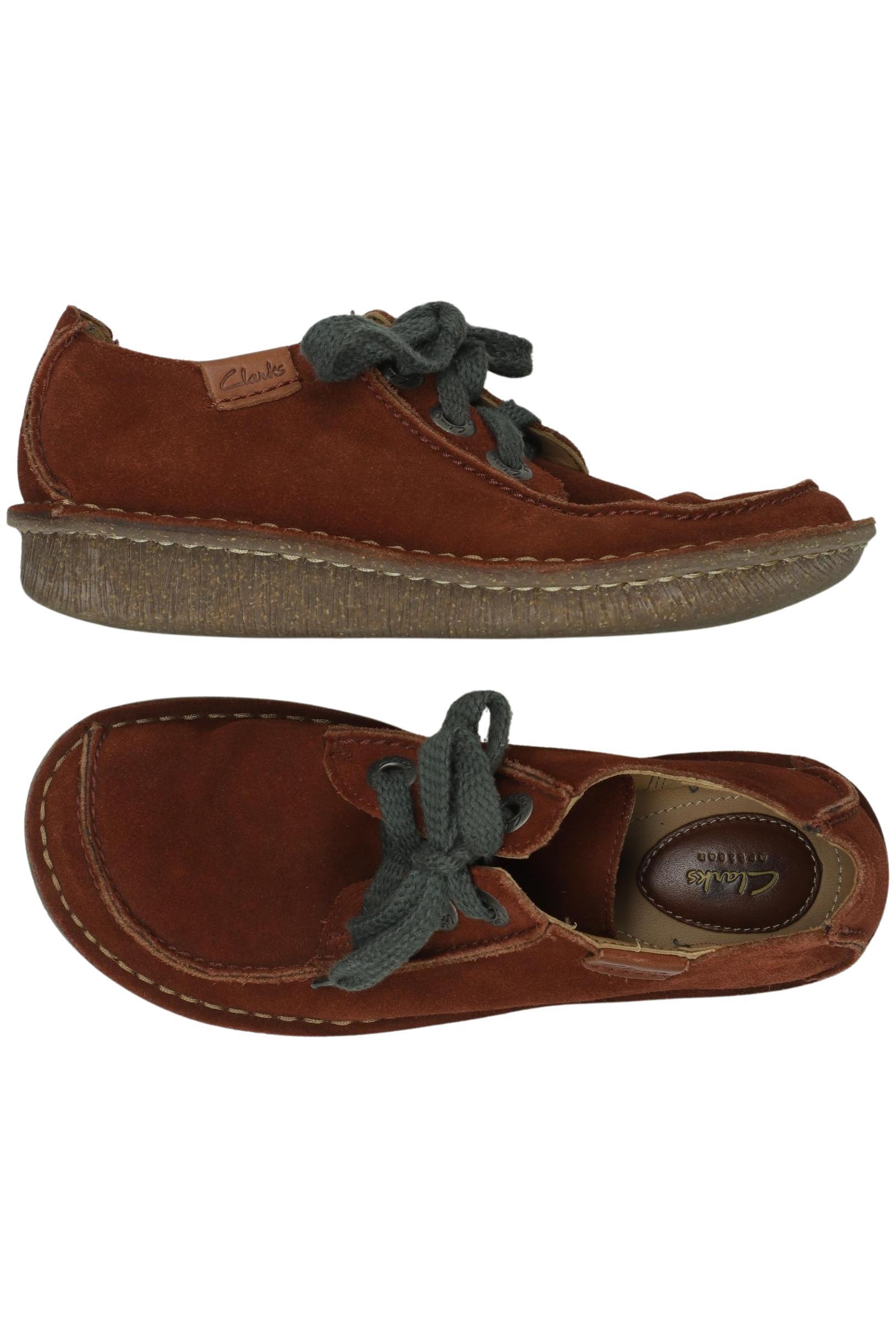 

Clarks Damen Halbschuh, rot, Gr. 37.5
