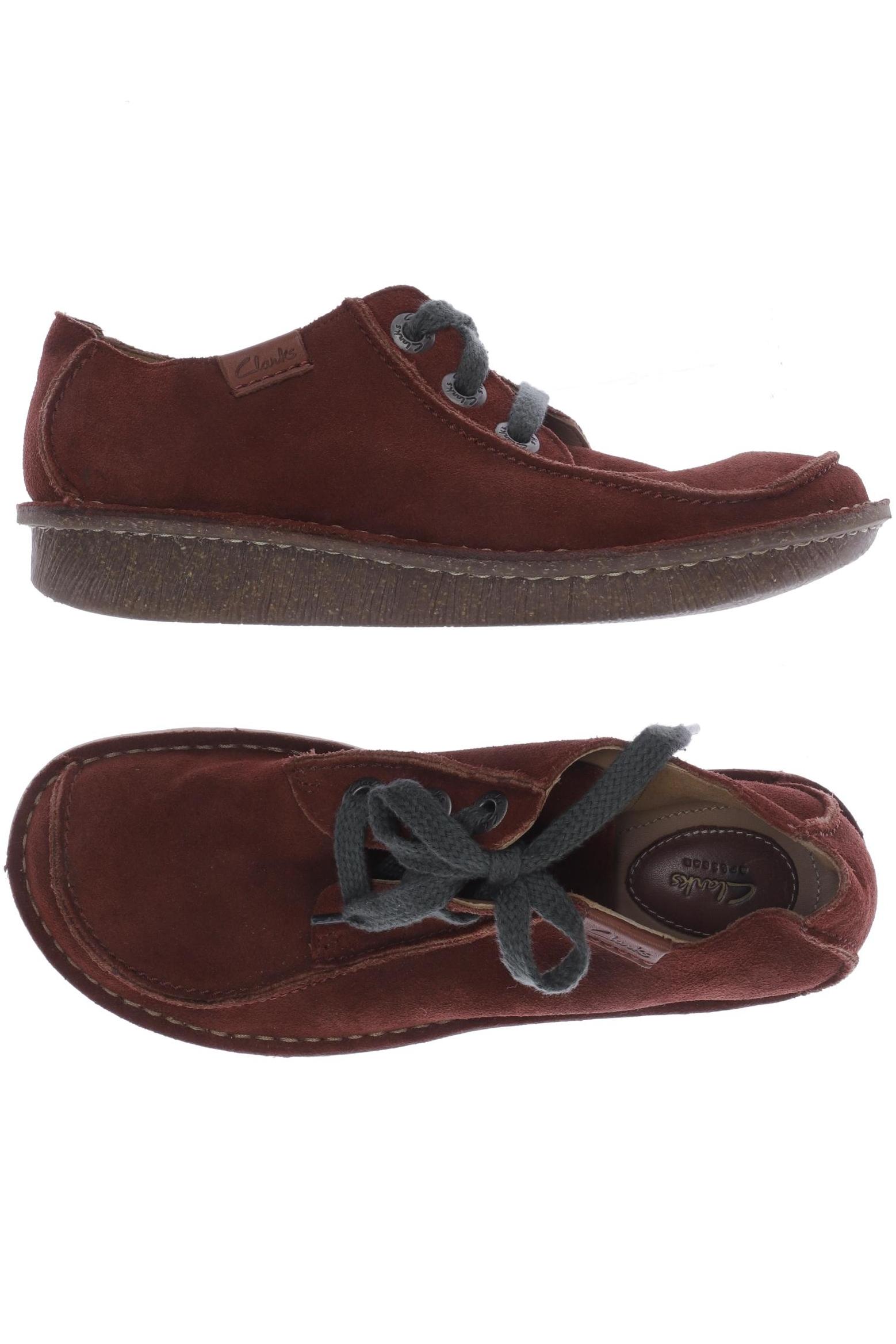 

Clarks Damen Halbschuh, bordeaux, Gr. 41