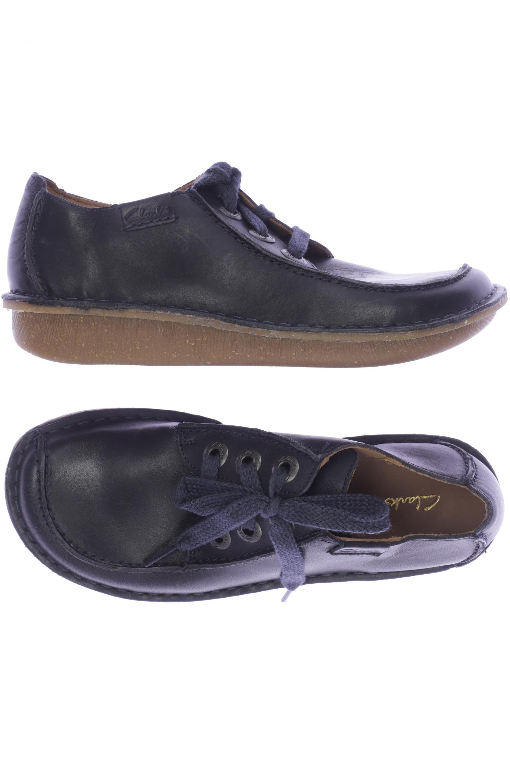 

Clarks Damen Halbschuh, marineblau, Gr. 38