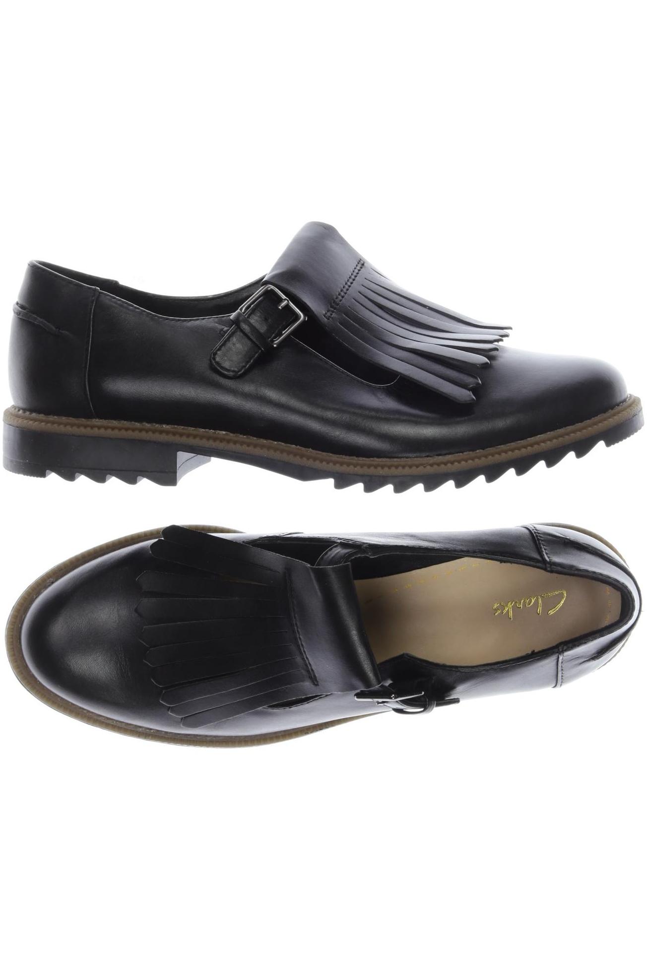 

Clarks Damen Halbschuh, schwarz, Gr. 39.5