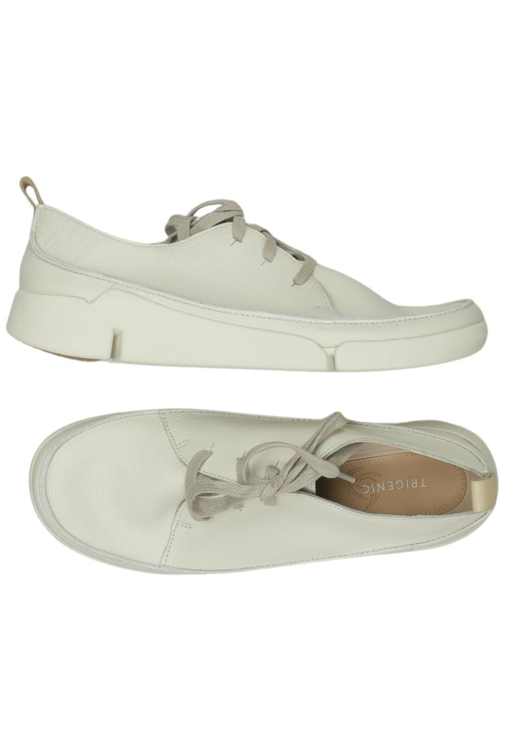 

Clarks Damen Halbschuh, weiß, Gr. 41.5