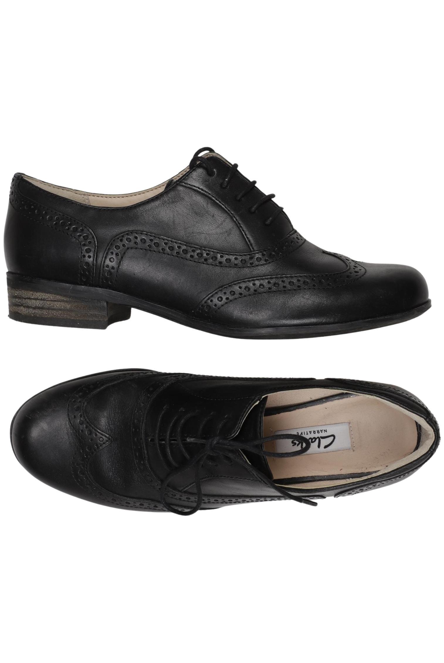 

Clarks Damen Halbschuh, schwarz, Gr. 37.5