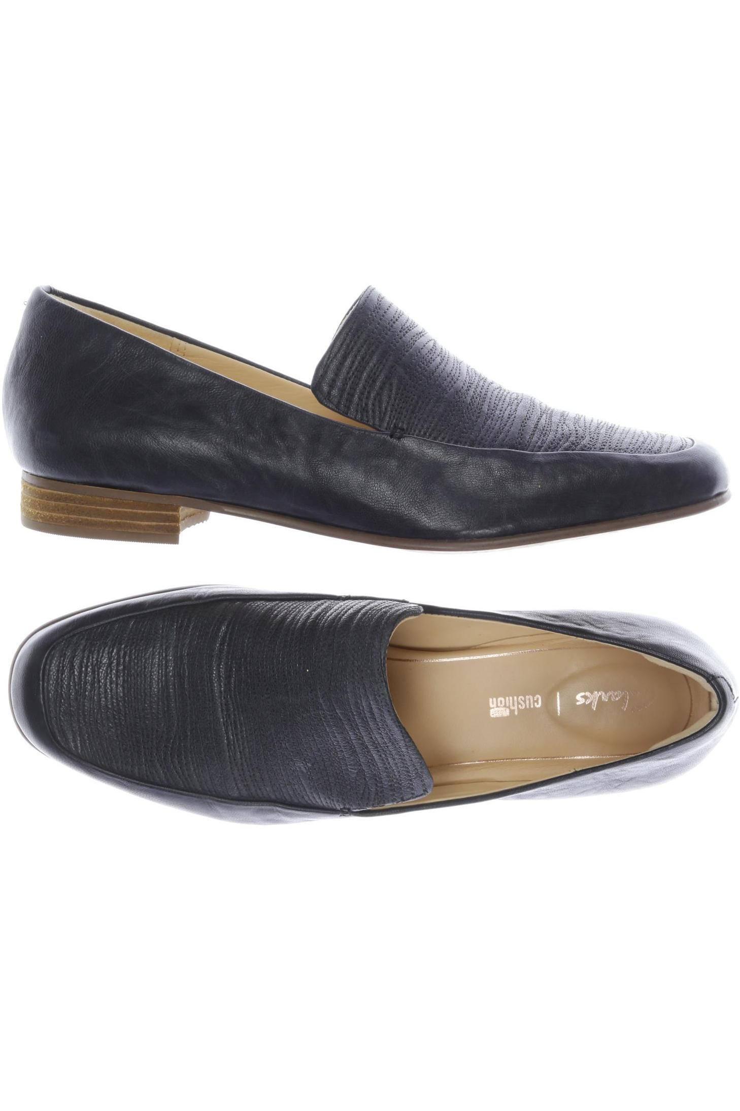 

Clarks Damen Halbschuh, marineblau, Gr. 40