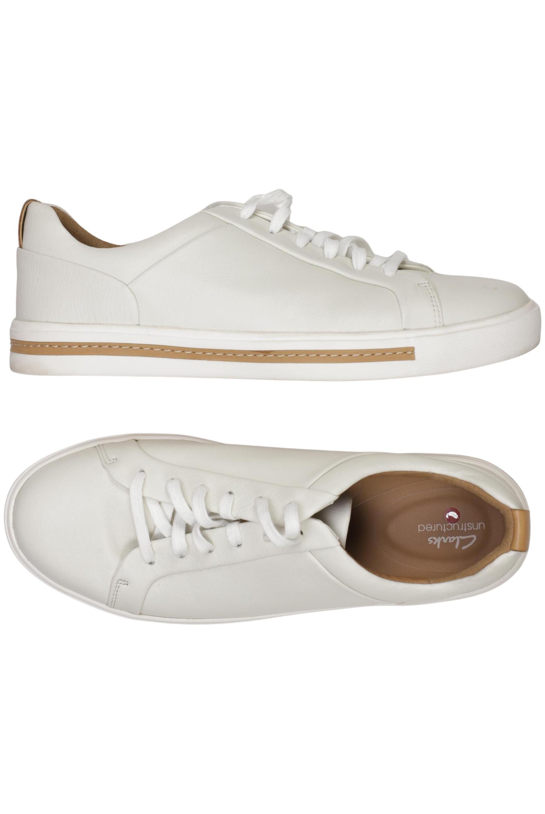 

Clarks Damen Halbschuh, weiß, Gr. 41