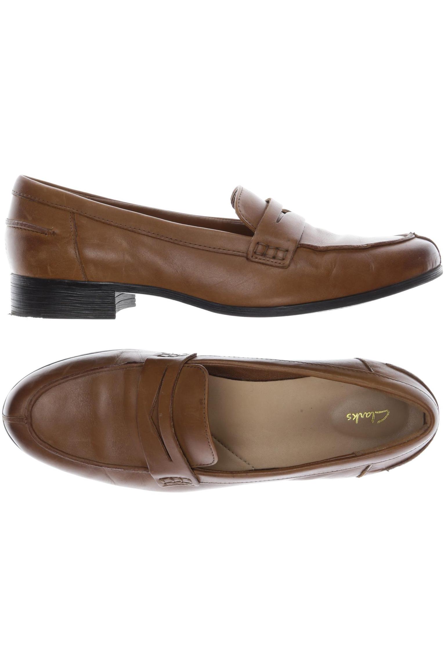 

Clarks Damen Halbschuh, braun, Gr. 41.5