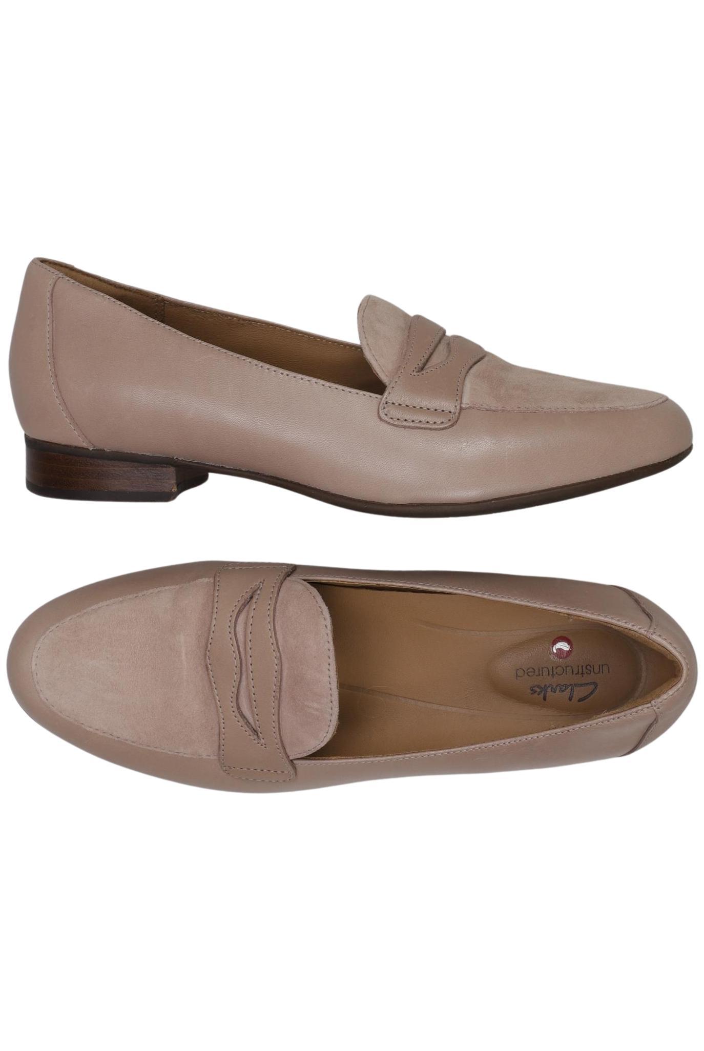 

Clarks Damen Halbschuh, beige, Gr. 38