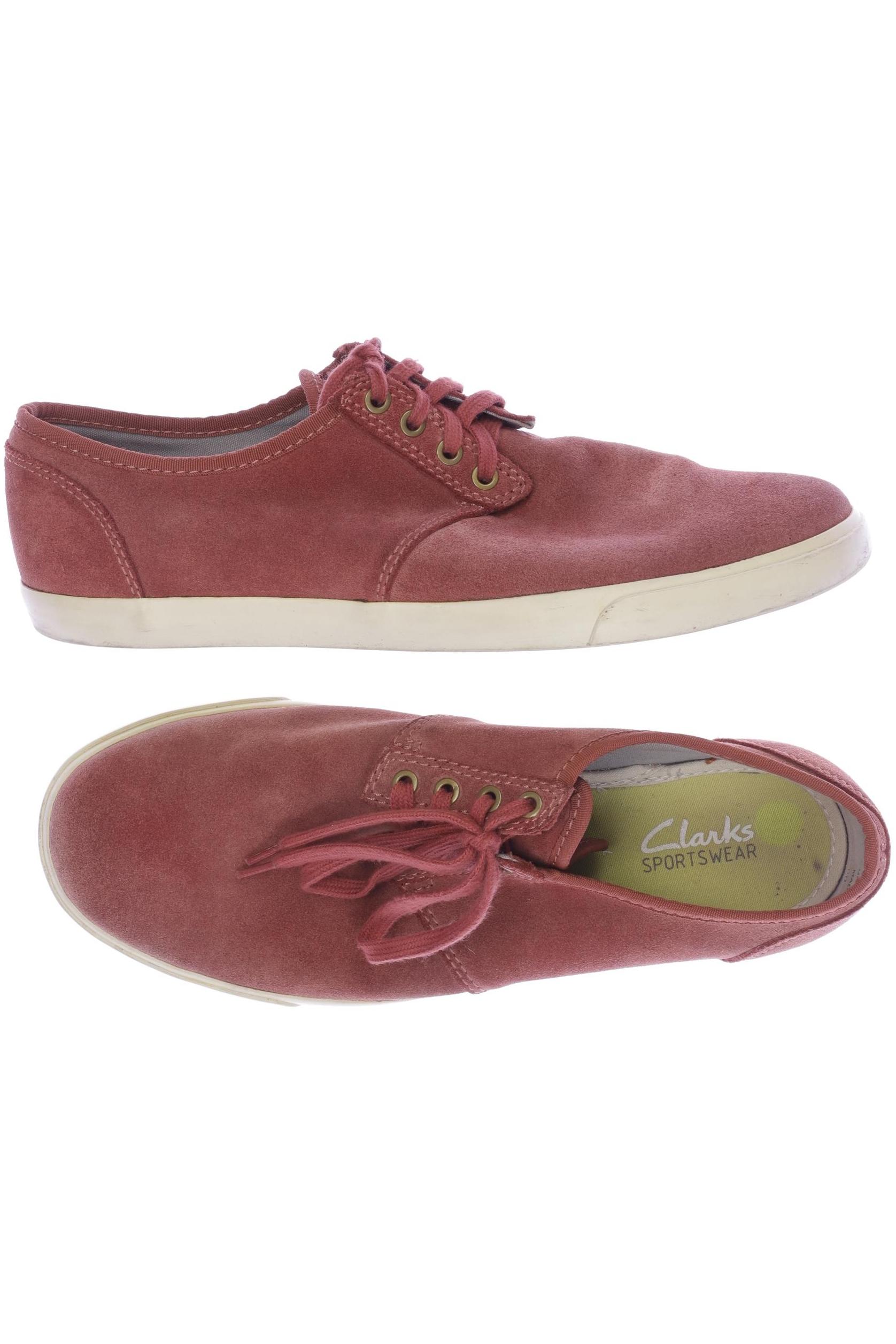 

Clarks Damen Halbschuh, rot, Gr. 7