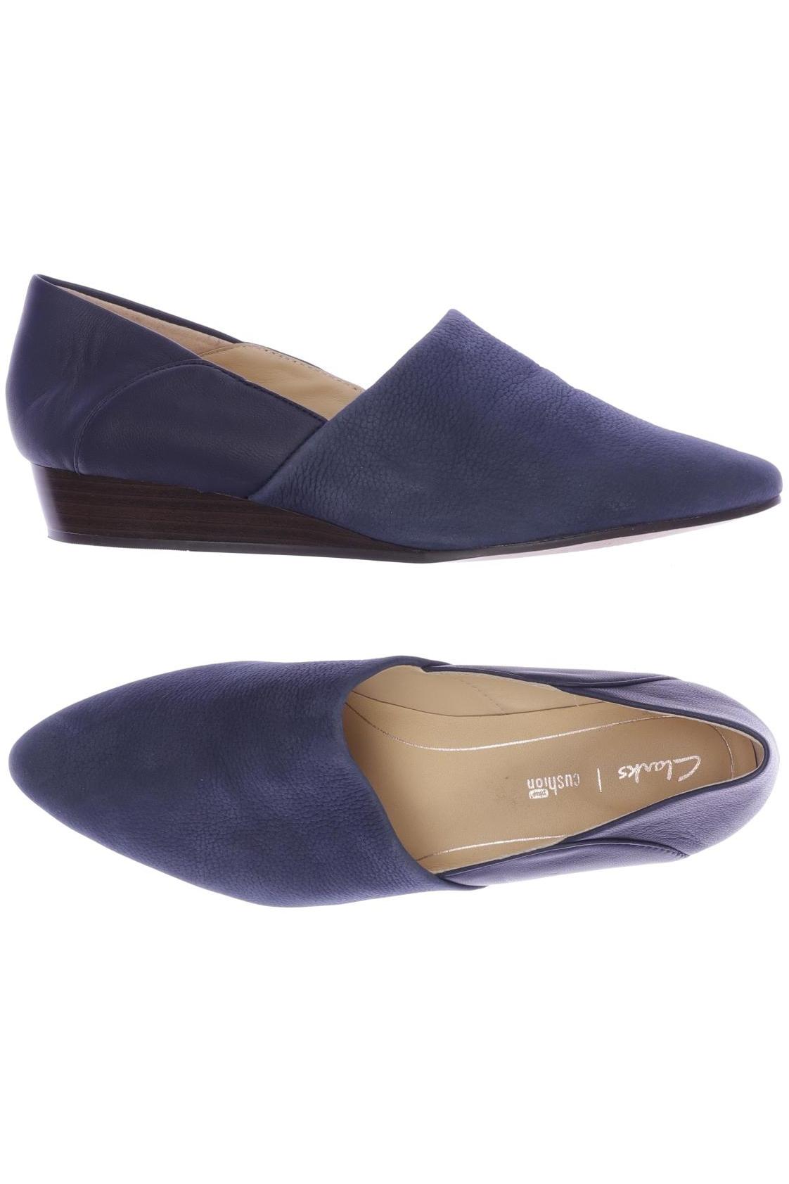 

Clarks Damen Halbschuh, marineblau, Gr. 39
