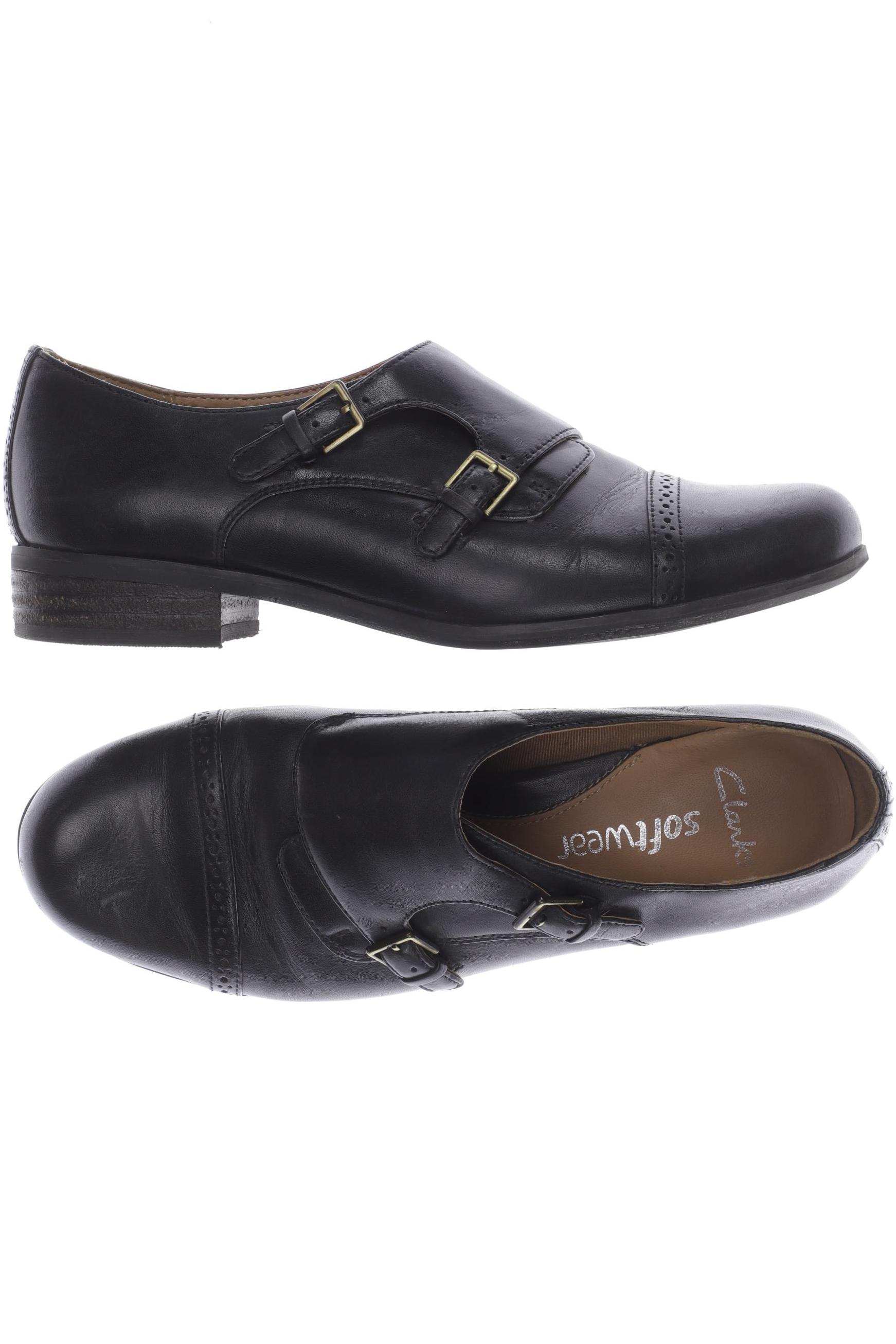 

Clarks Damen Halbschuh, schwarz, Gr. 4.5