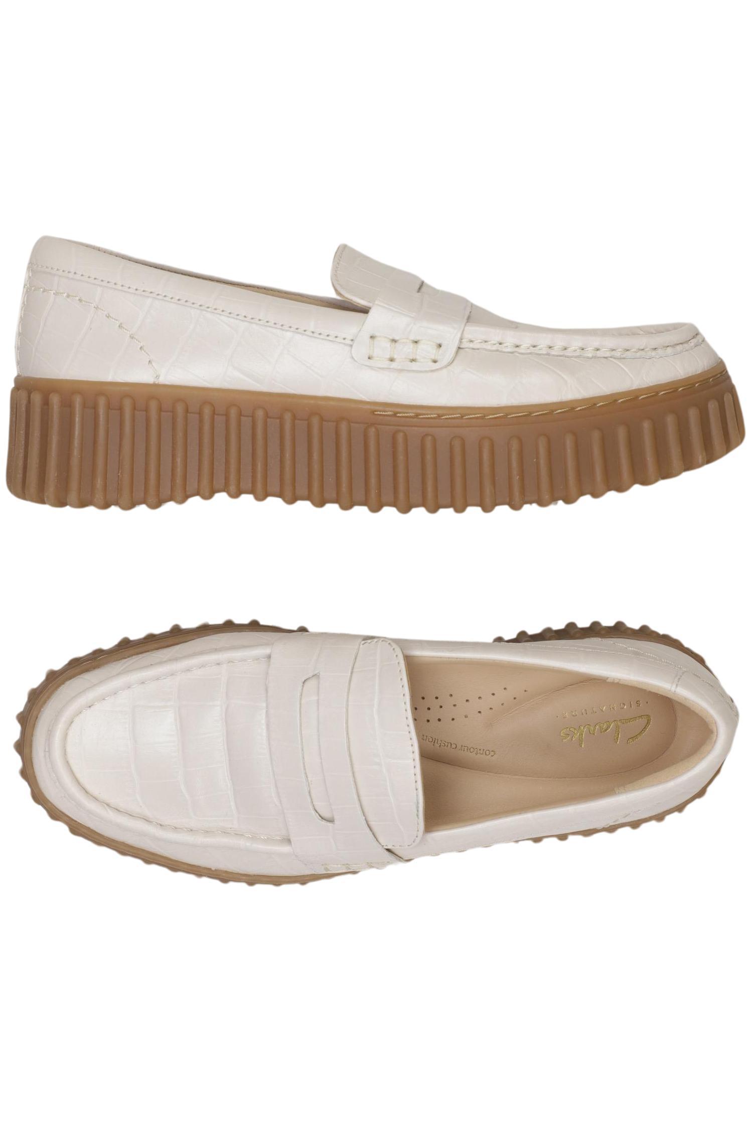 

Clarks Damen Halbschuh, weiß, Gr. 38