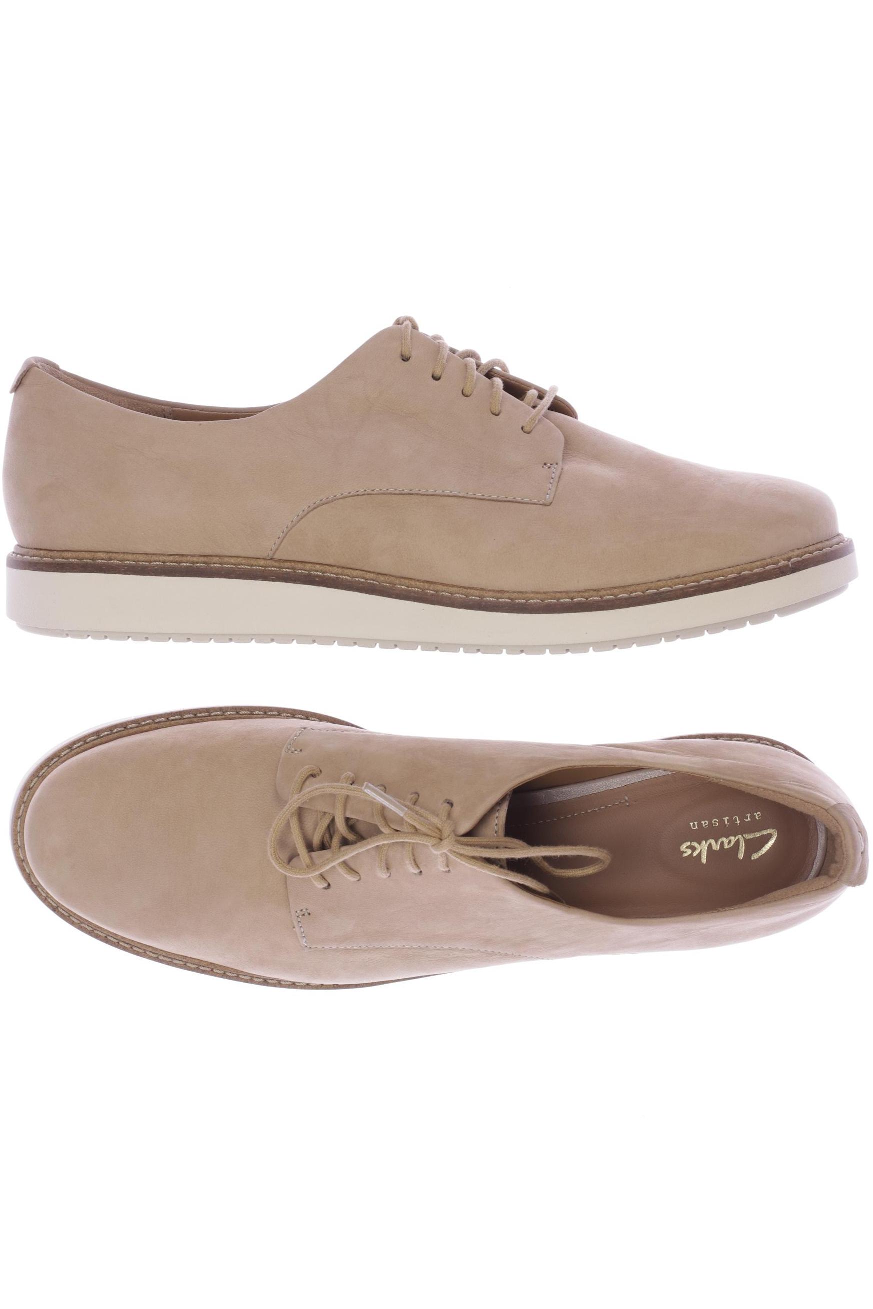 

Clarks Damen Halbschuh, beige, Gr. 42