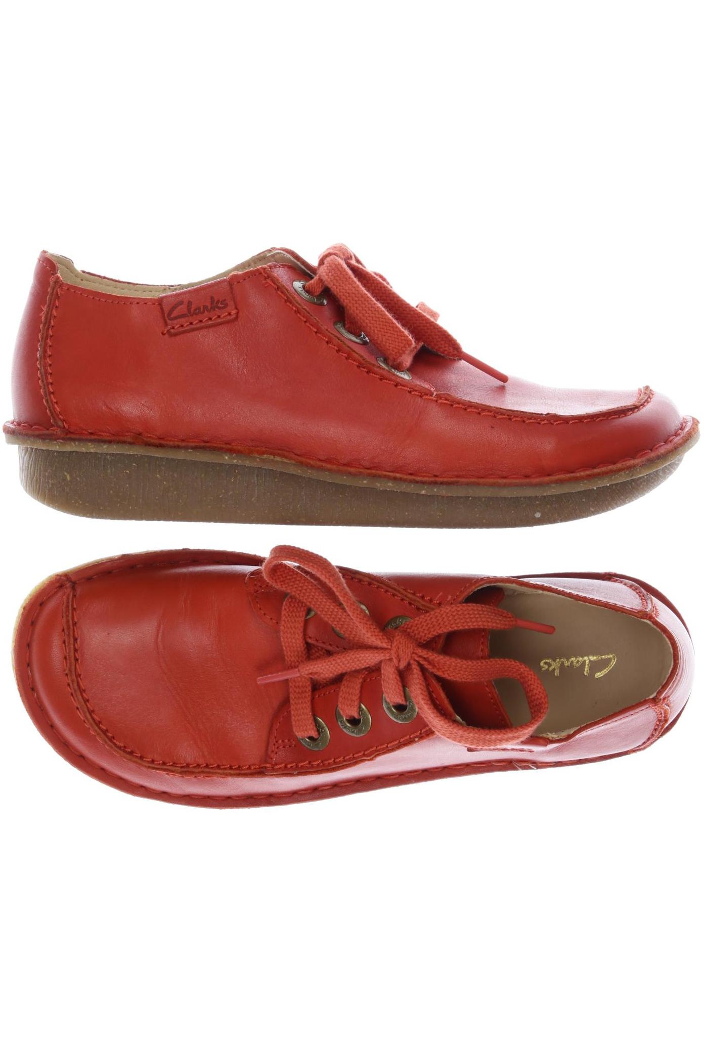 

Clarks Damen Halbschuh, rot, Gr. 39