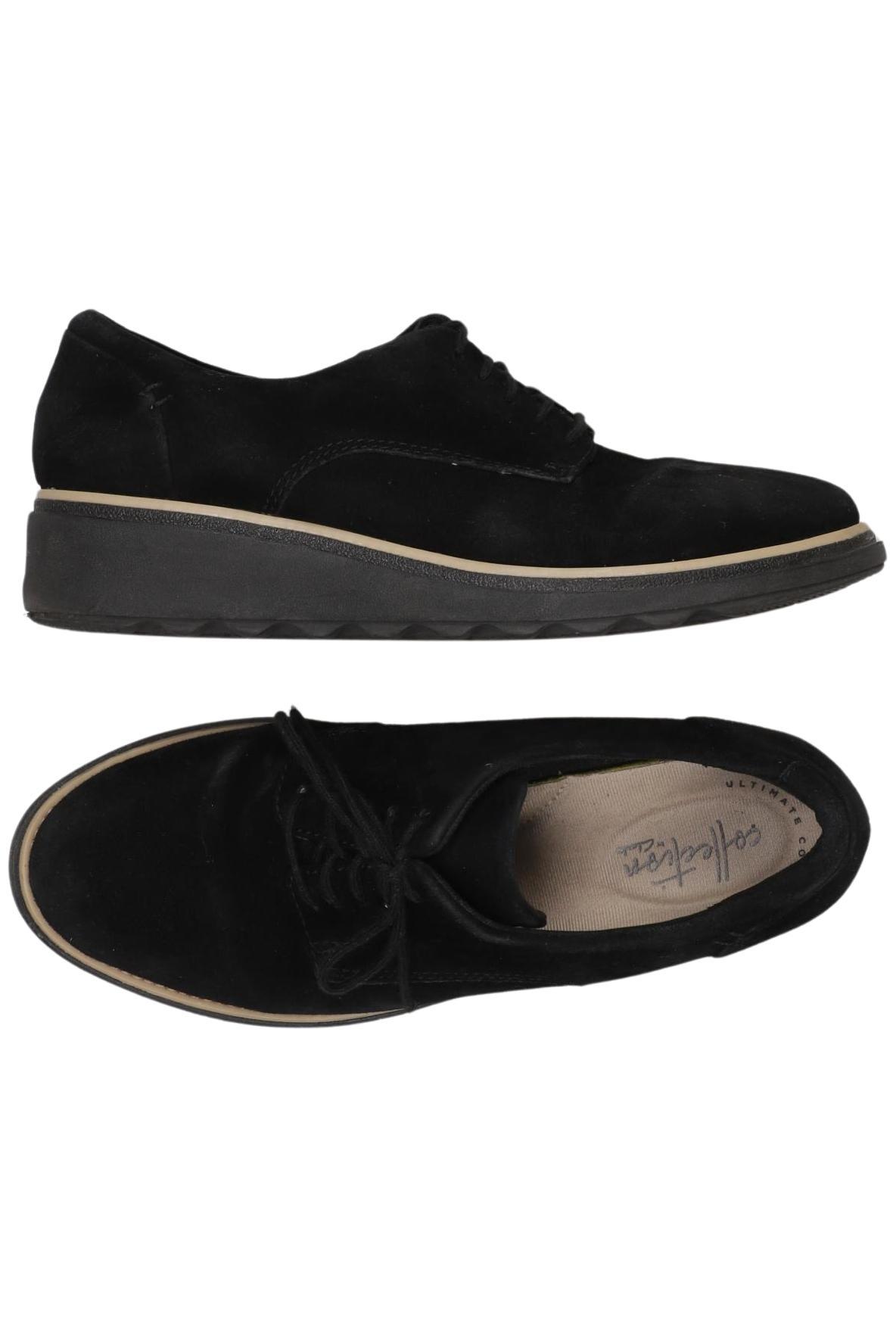 

Clarks Damen Halbschuh, schwarz, Gr. 37