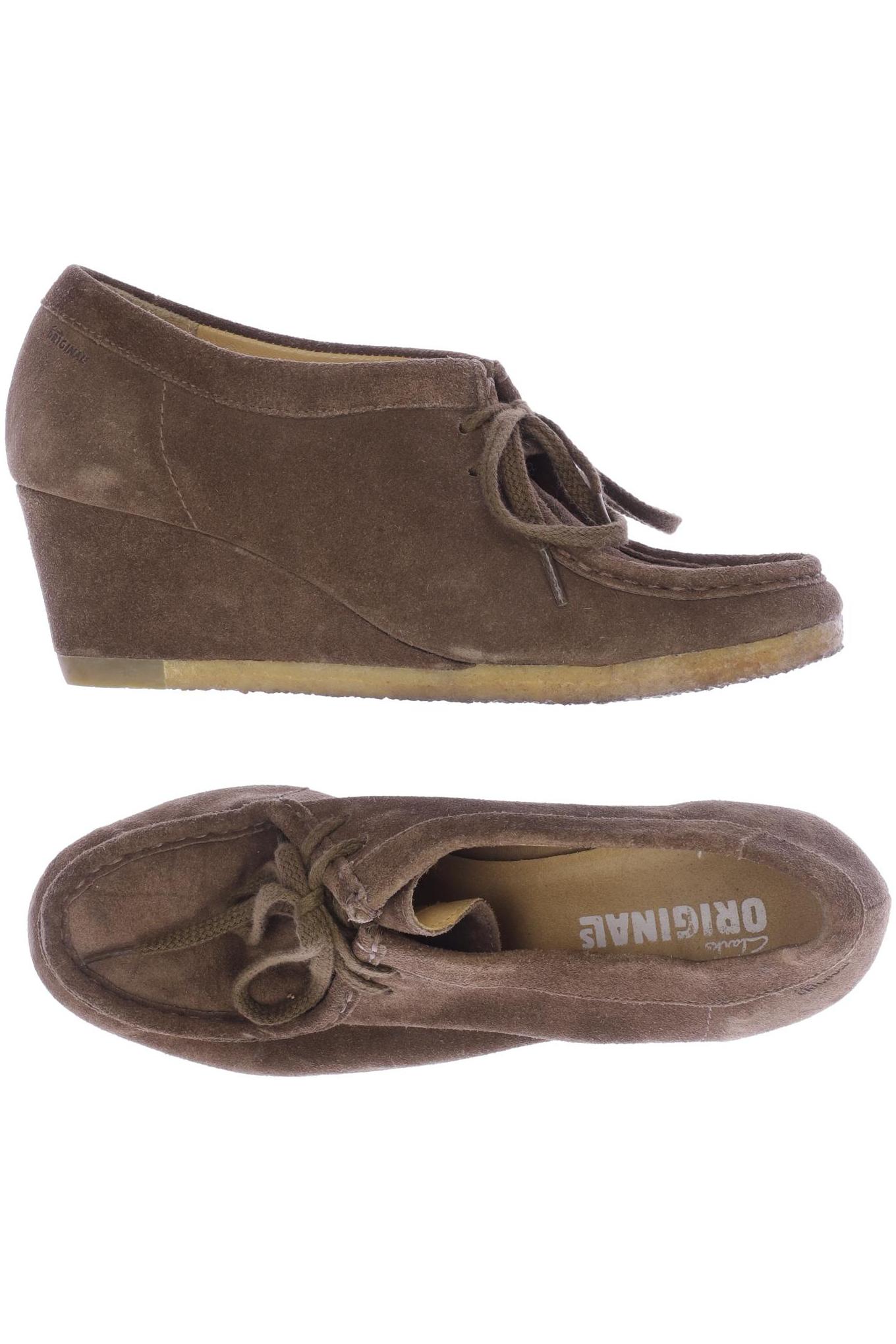 

Clarks Damen Halbschuh, braun, Gr. 38