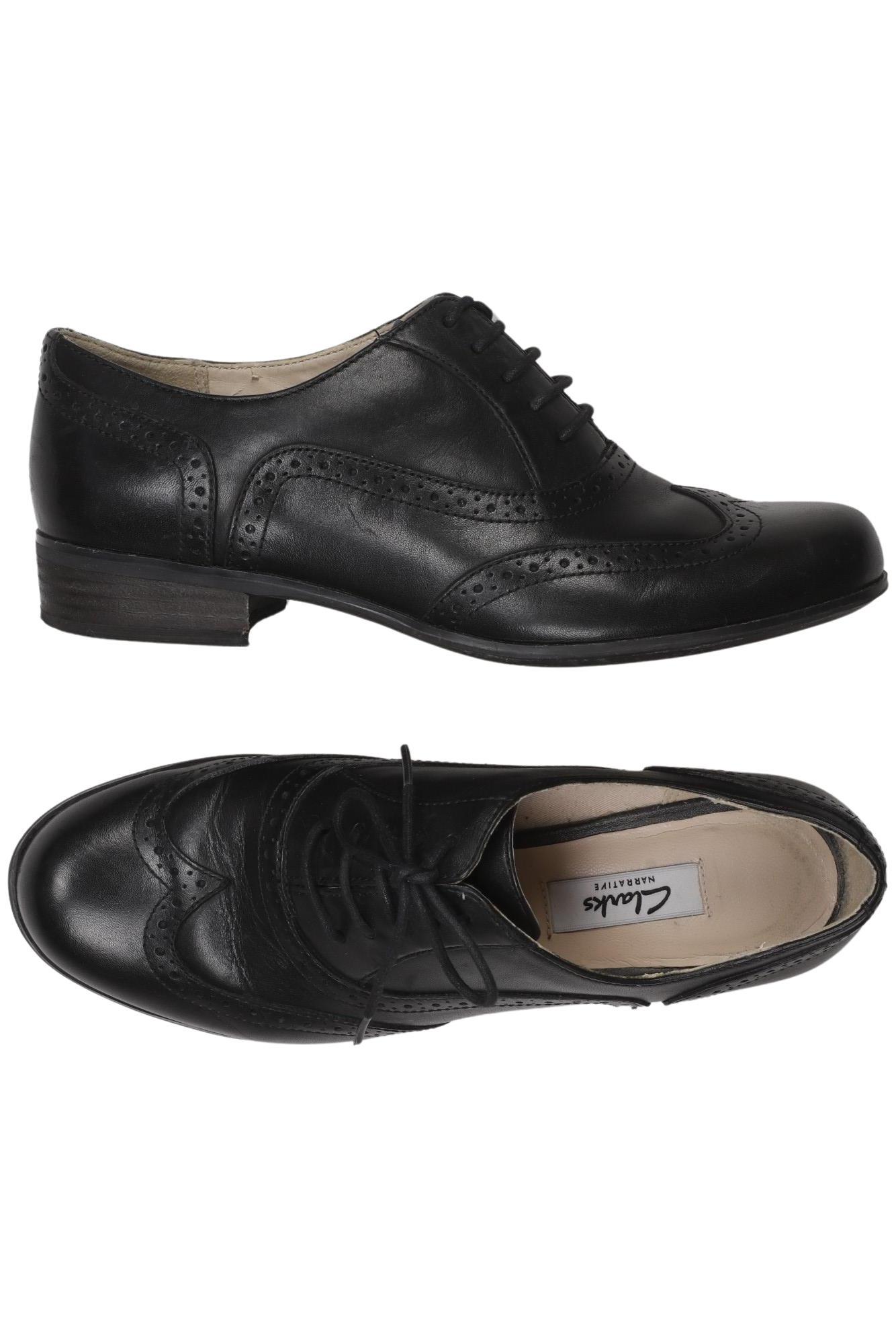 

Clarks Damen Halbschuh, schwarz, Gr. 38