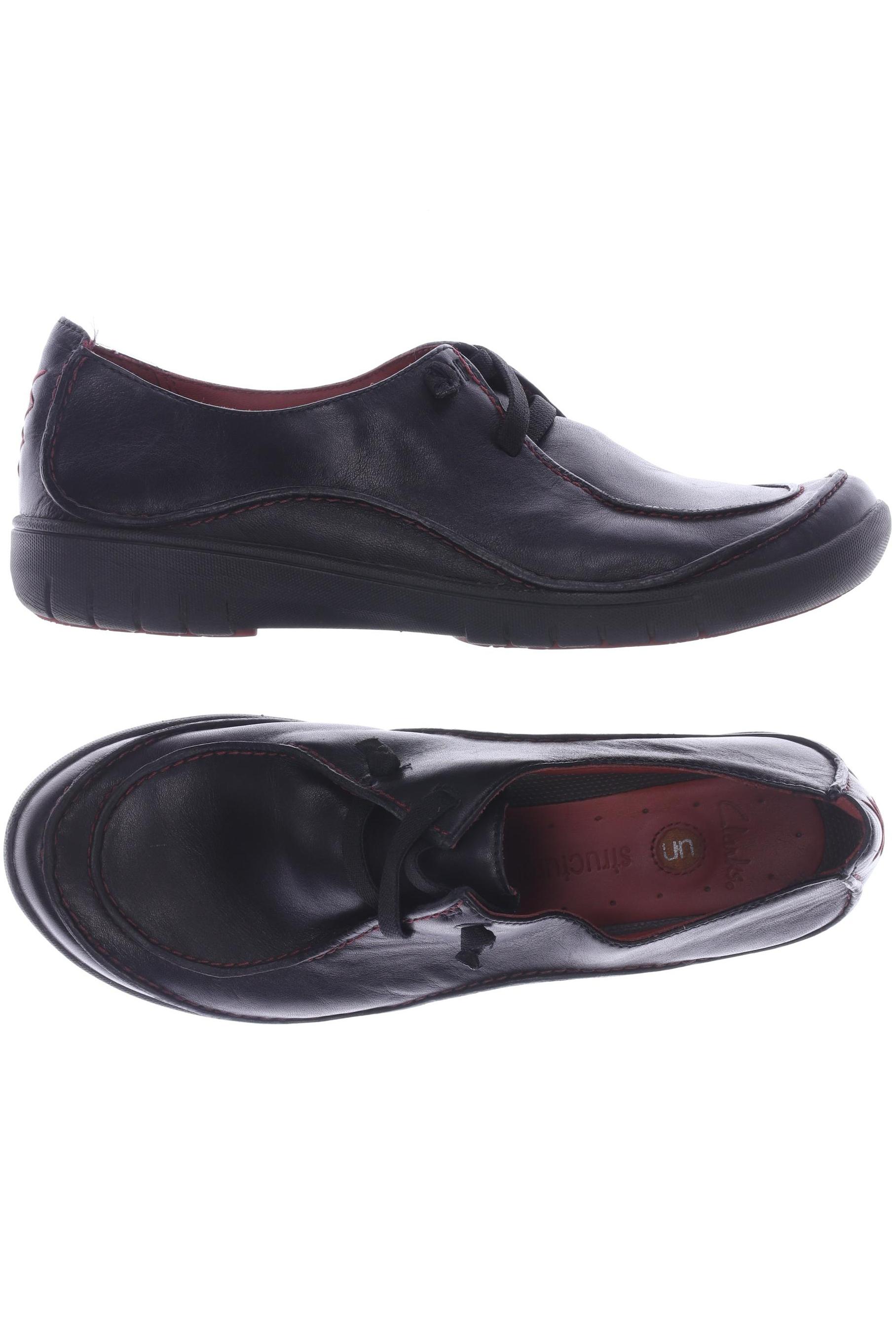 

Clarks Damen Halbschuh, schwarz, Gr. 7