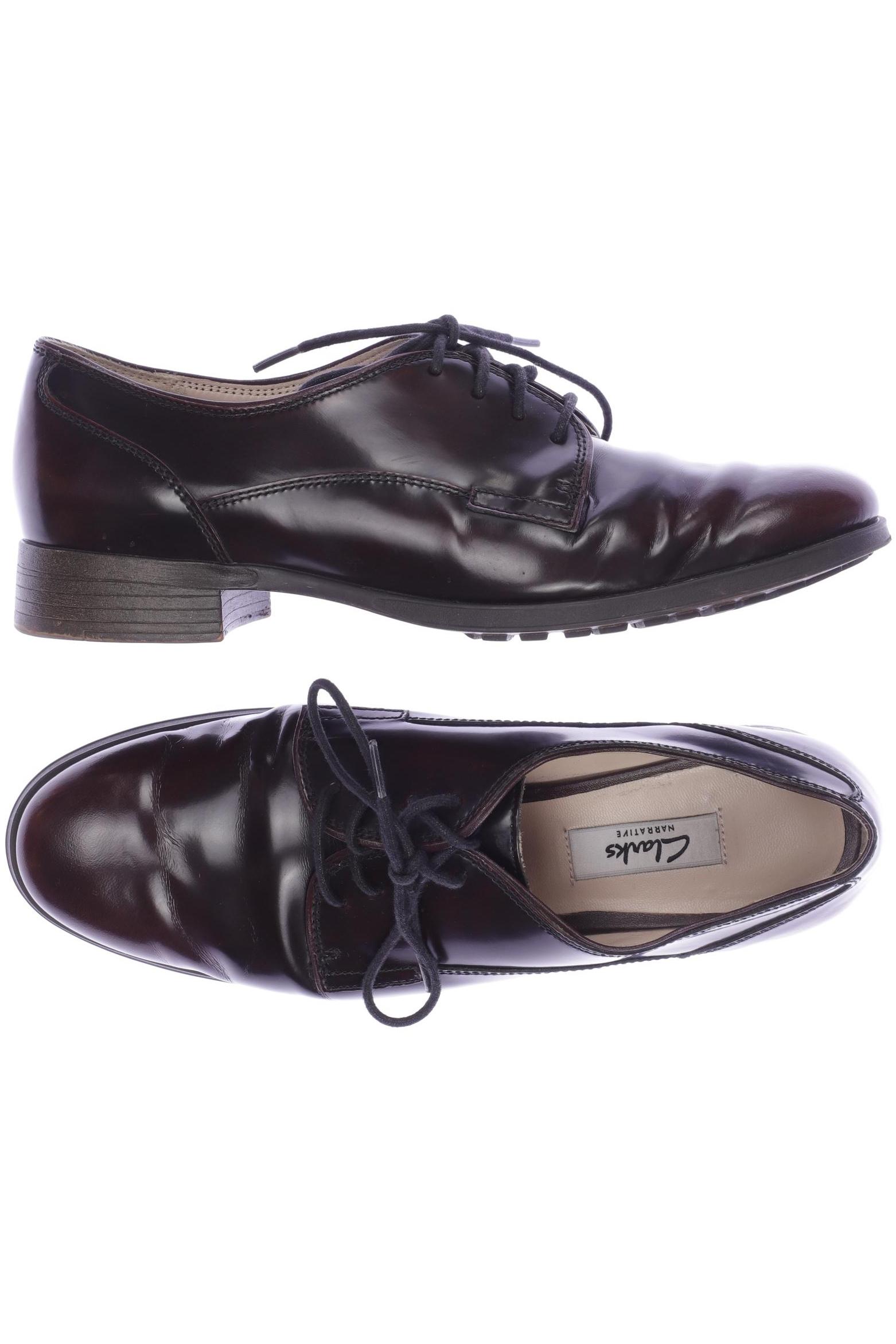 

Clarks Damen Halbschuh, bordeaux, Gr. 38