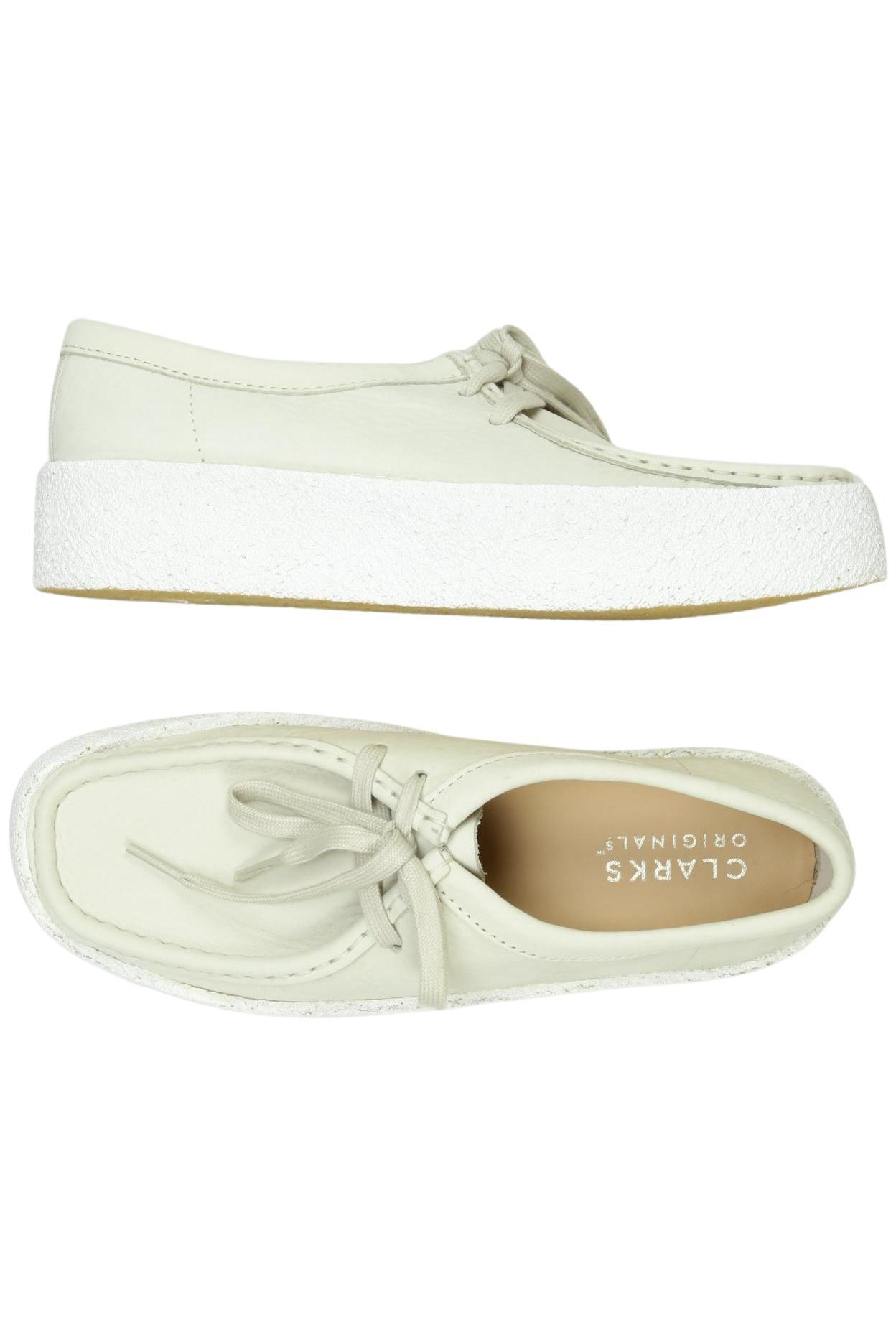 

Clarks Damen Halbschuh, cremeweiß, Gr. 40